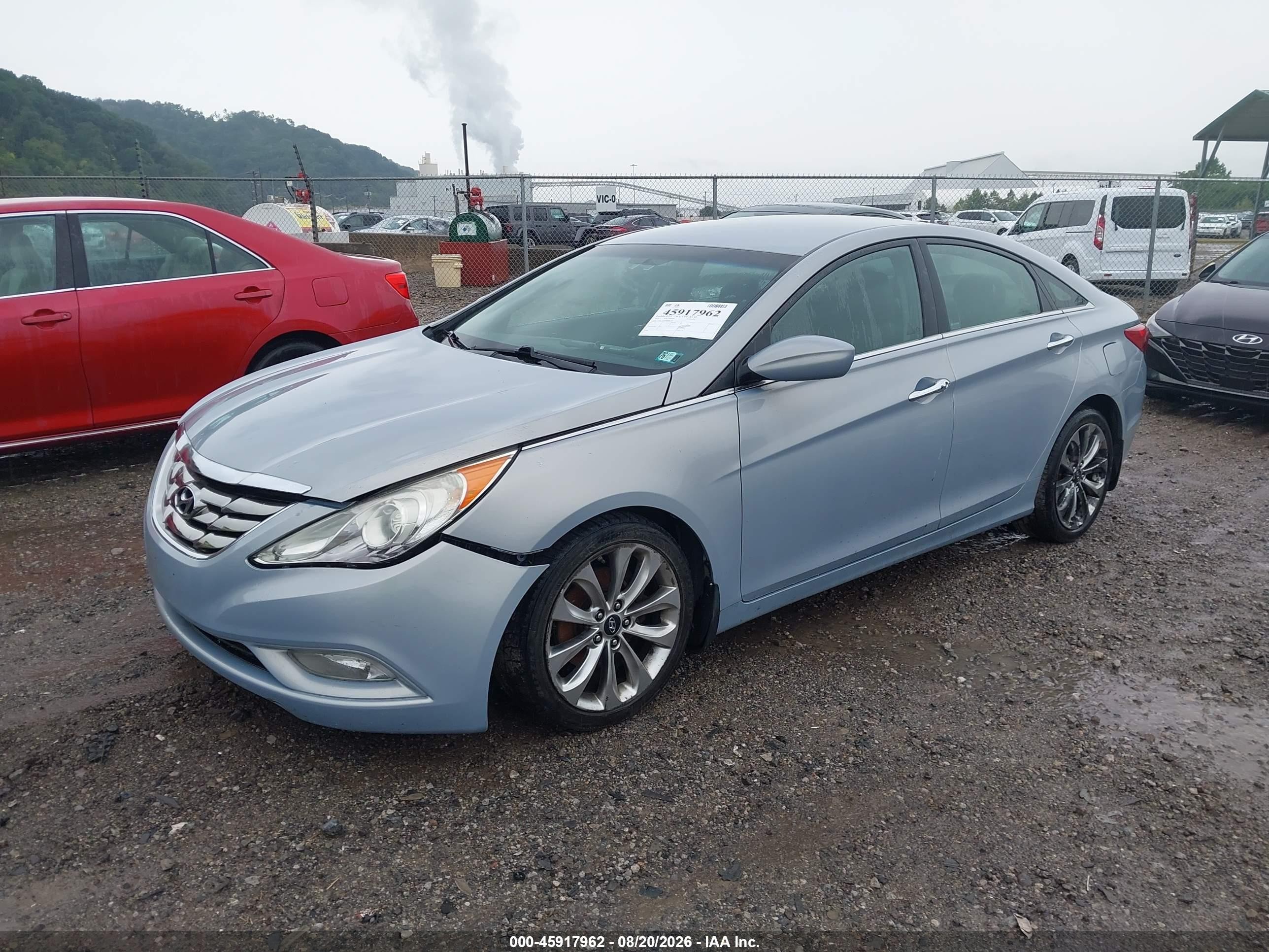 2011 Hyundai Sonata Se Light Blue vin: 5NPEC4AC6BH129220