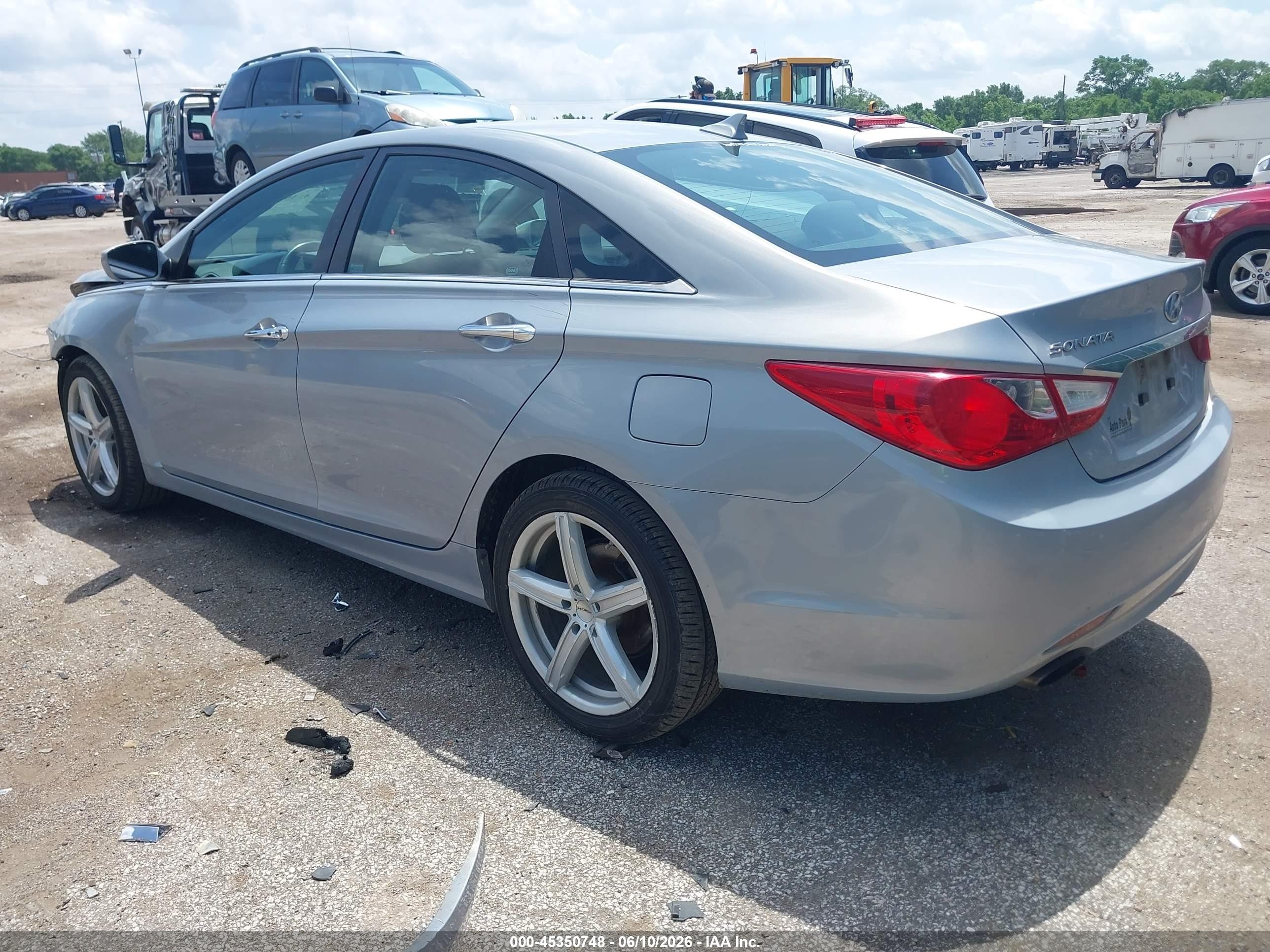 2011 Hyundai Sonata Se Blue vin: 5NPEC4AC6BH139665