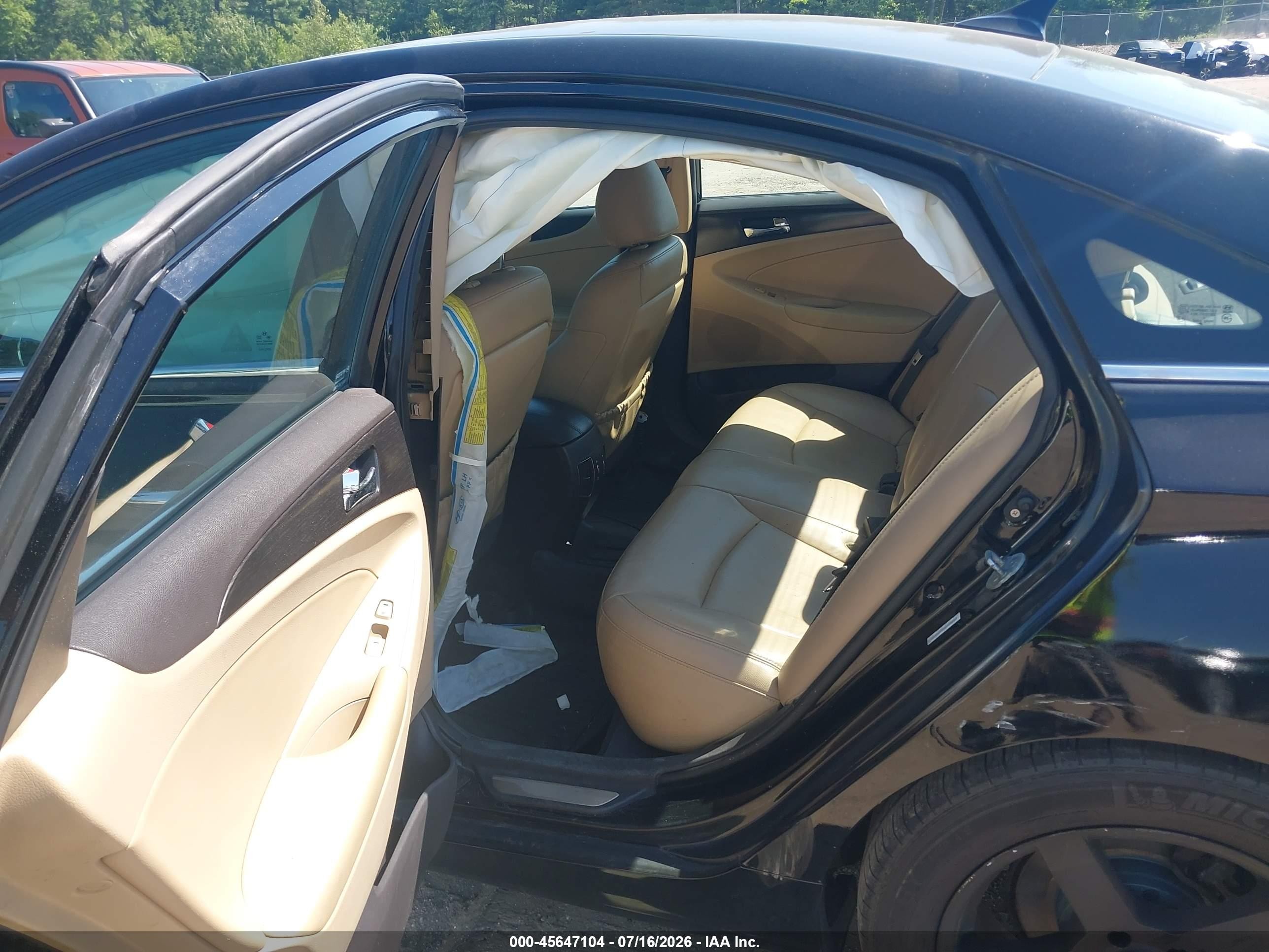 2011 Hyundai Sonata Limited Black vin: 5NPEC4AC6BH139780