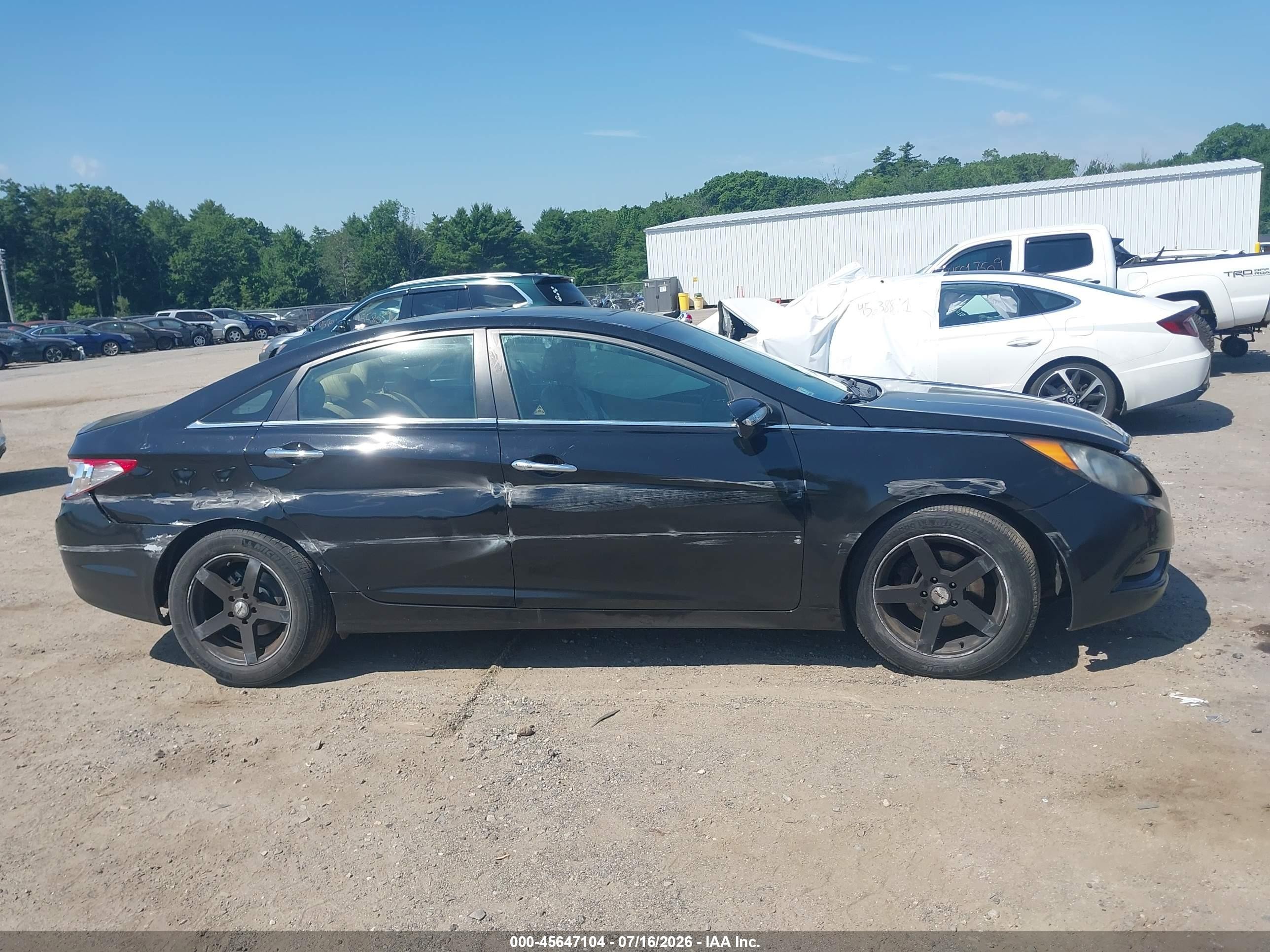 2011 Hyundai Sonata Limited Black vin: 5NPEC4AC6BH139780