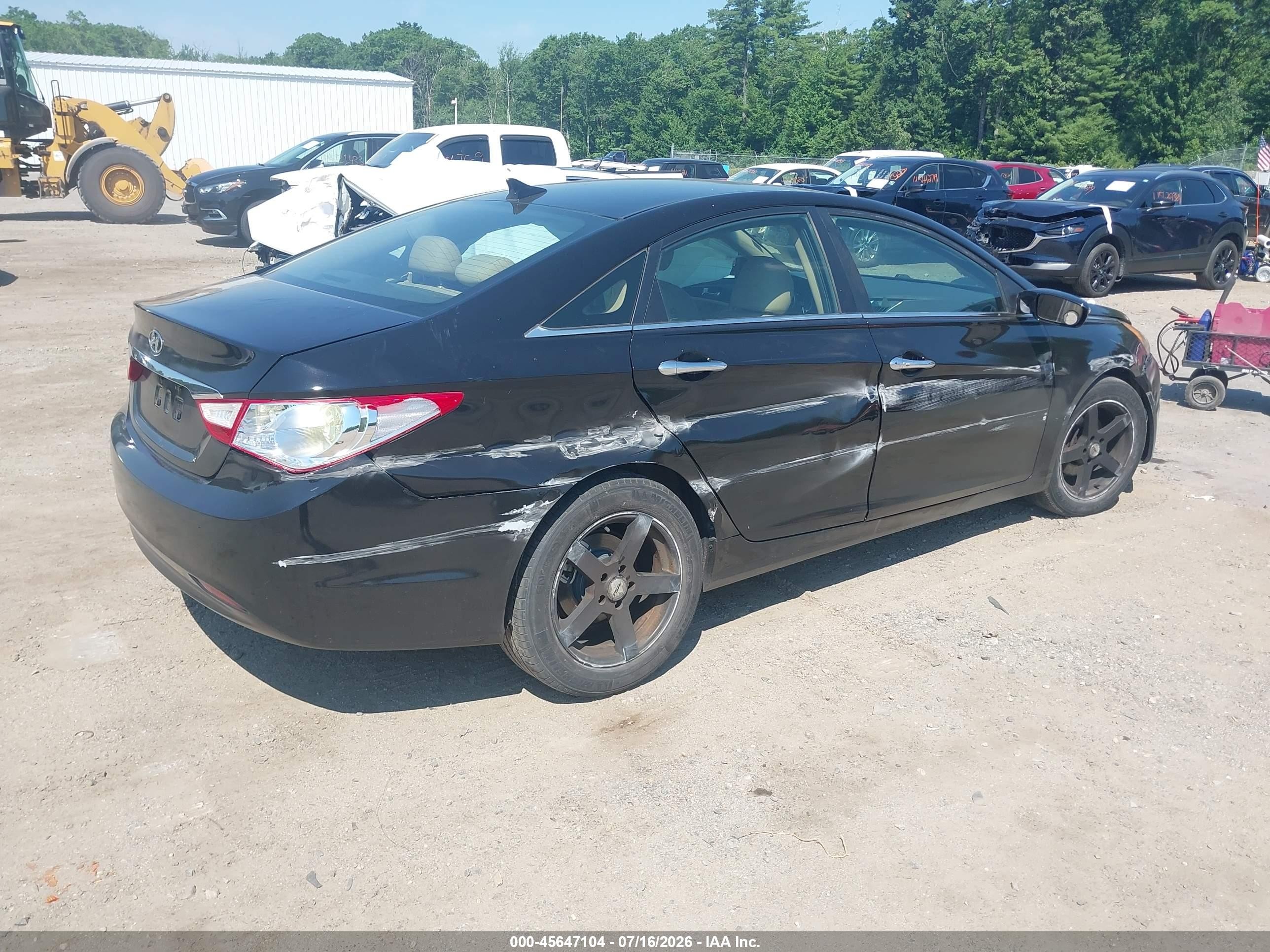2011 Hyundai Sonata Limited Black vin: 5NPEC4AC6BH139780