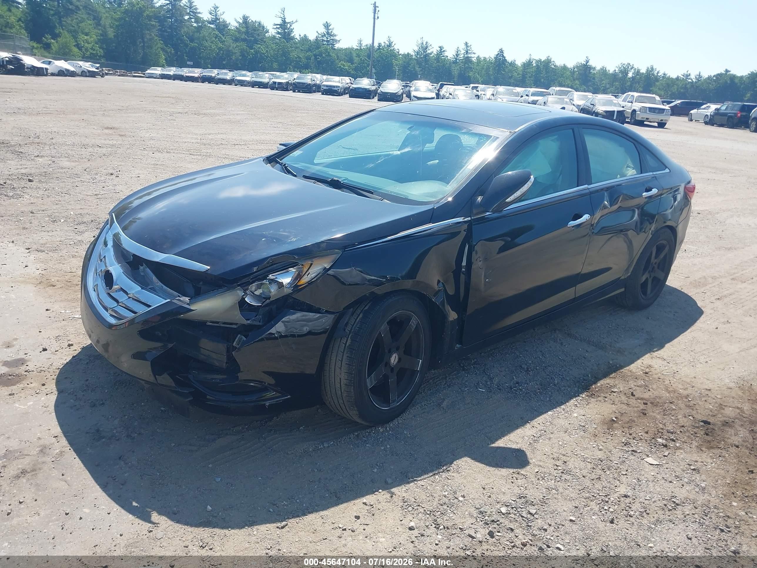 2011 Hyundai Sonata Limited Black vin: 5NPEC4AC6BH139780