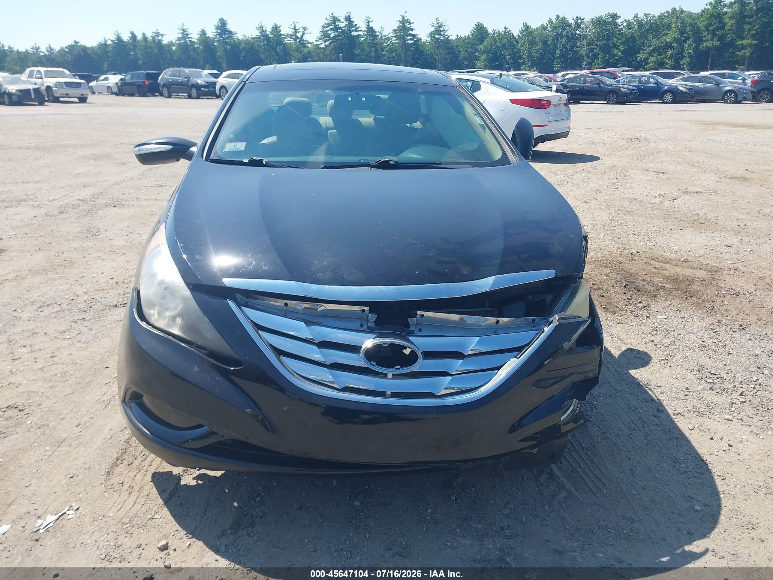 2011 Hyundai Sonata Limited Black vin: 5NPEC4AC6BH139780