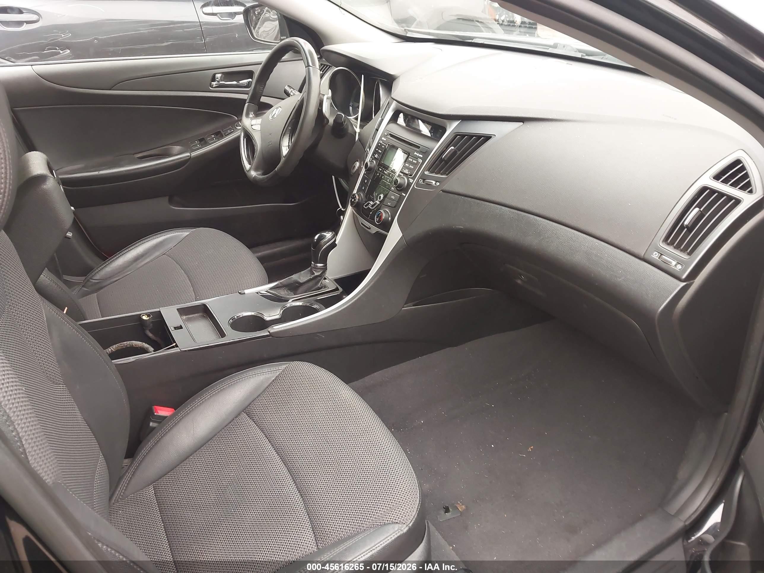 2011 Hyundai Sonata Se Black vin: 5NPEC4AC6BH177347