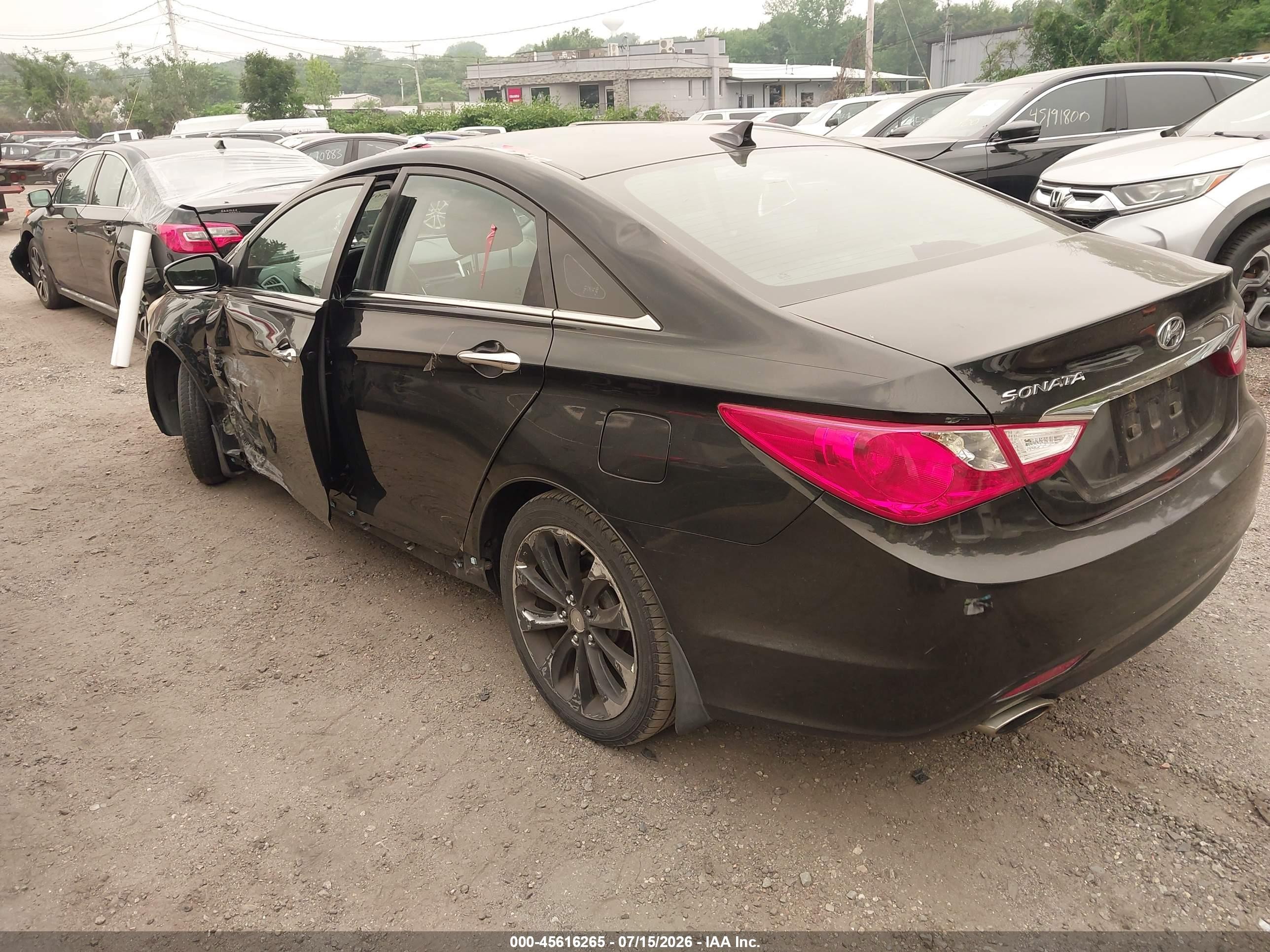 2011 Hyundai Sonata Se Black vin: 5NPEC4AC6BH177347
