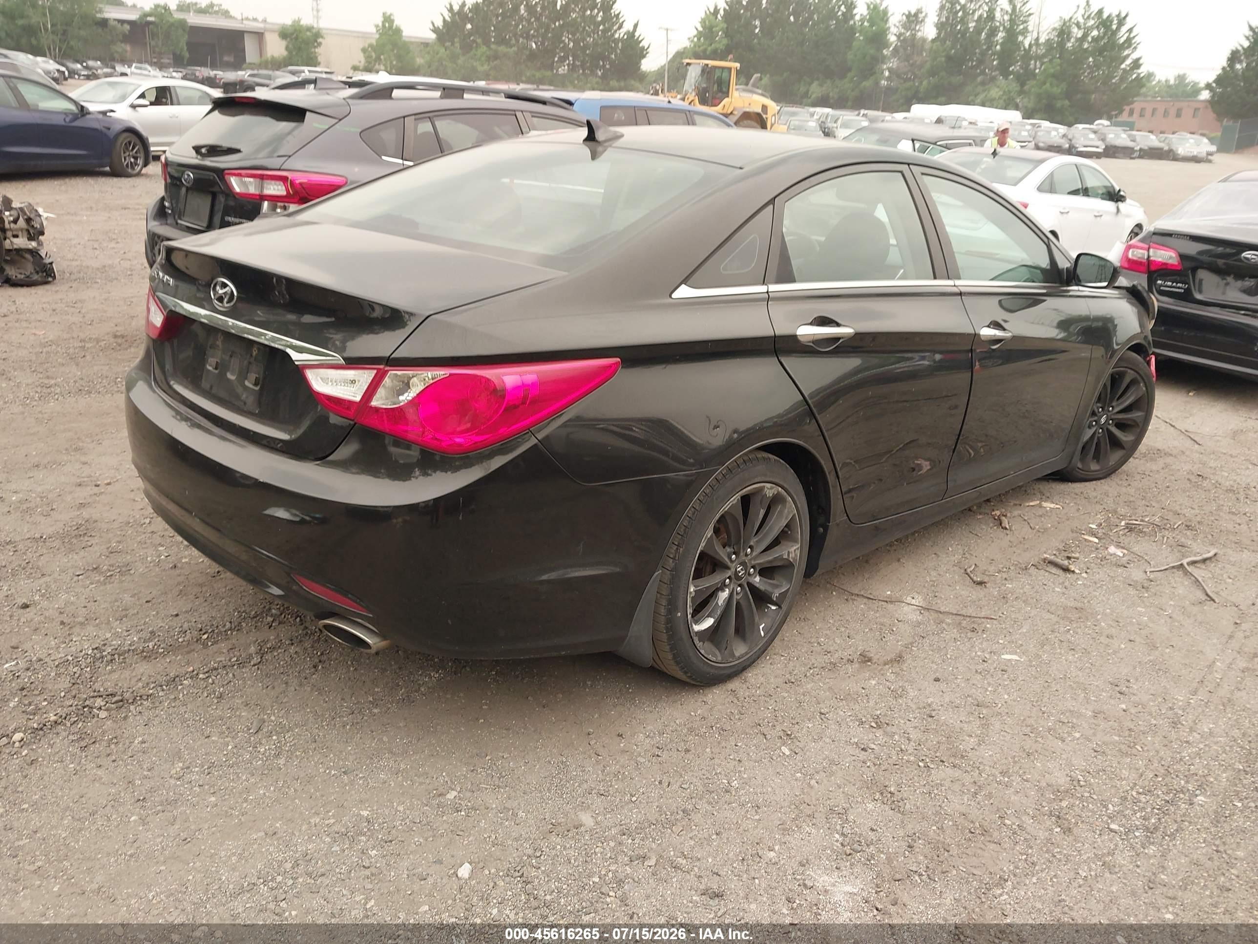 2011 Hyundai Sonata Se Black vin: 5NPEC4AC6BH177347