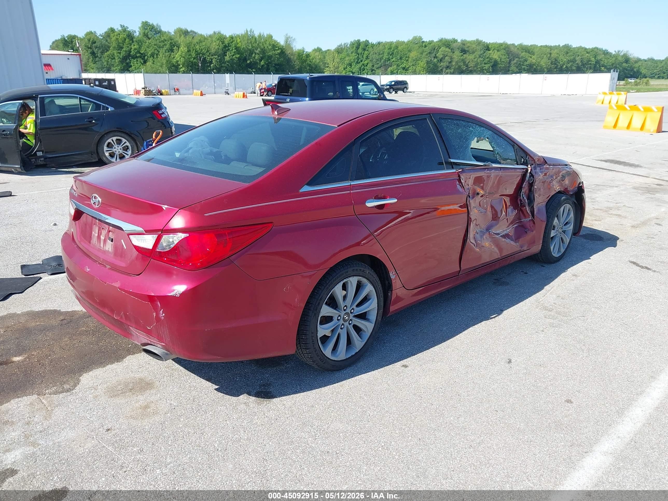 2011 Hyundai Sonata Se Red vin: 5NPEC4AC6BH183083