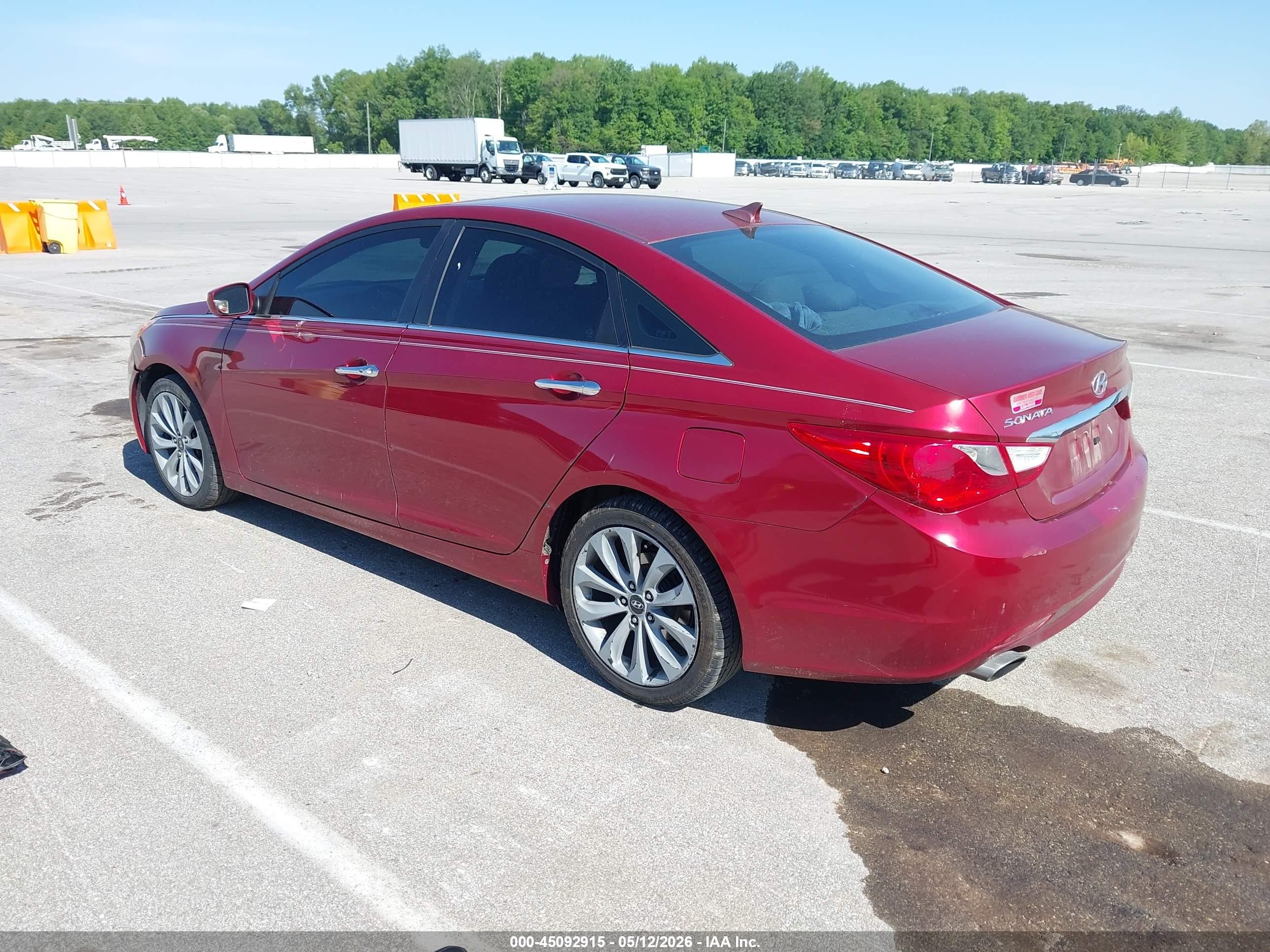 2011 Hyundai Sonata Se Red vin: 5NPEC4AC6BH183083