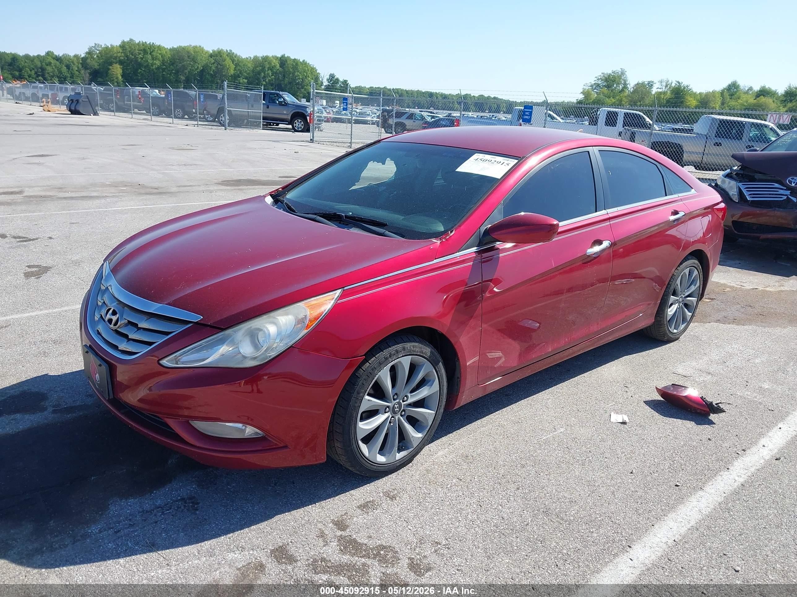 2011 Hyundai Sonata Se Red vin: 5NPEC4AC6BH183083