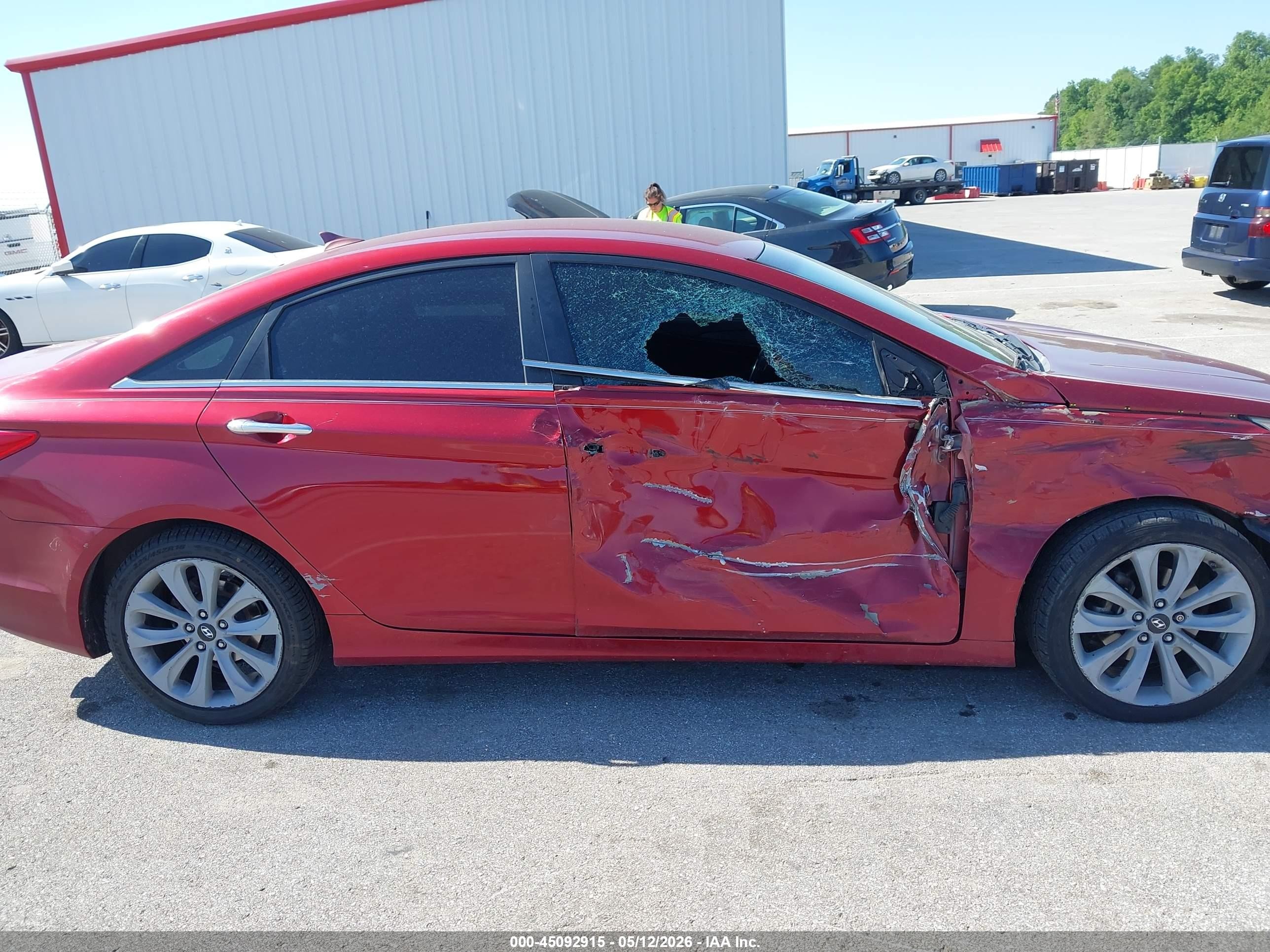 2011 Hyundai Sonata Se Red vin: 5NPEC4AC6BH183083