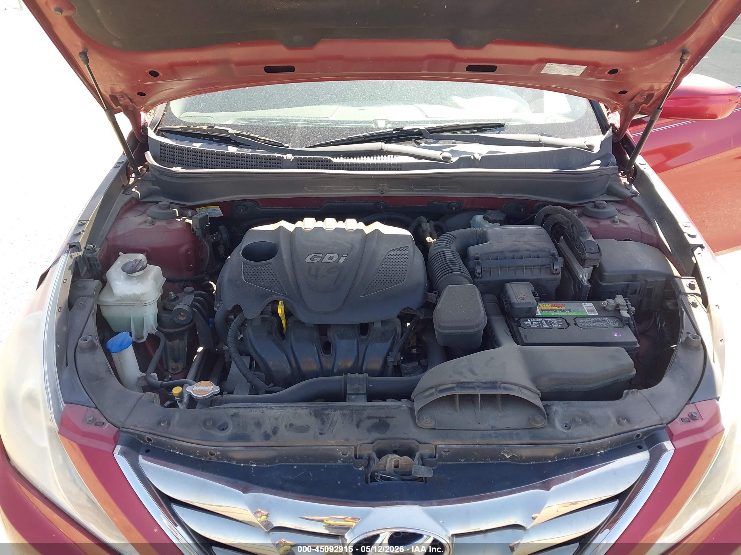 2011 Hyundai Sonata Se Red vin: 5NPEC4AC6BH183083