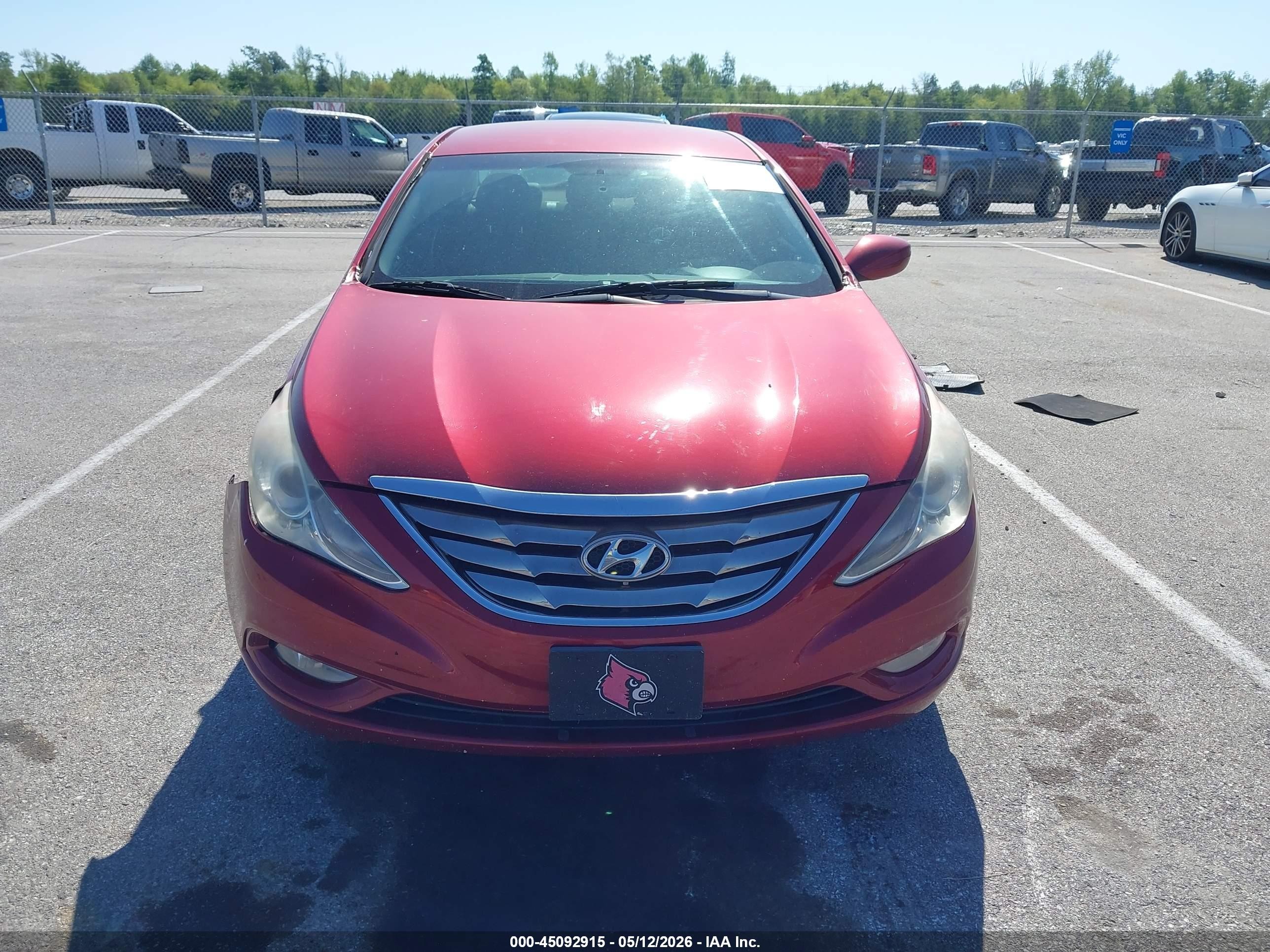 2011 Hyundai Sonata Se Red vin: 5NPEC4AC6BH183083