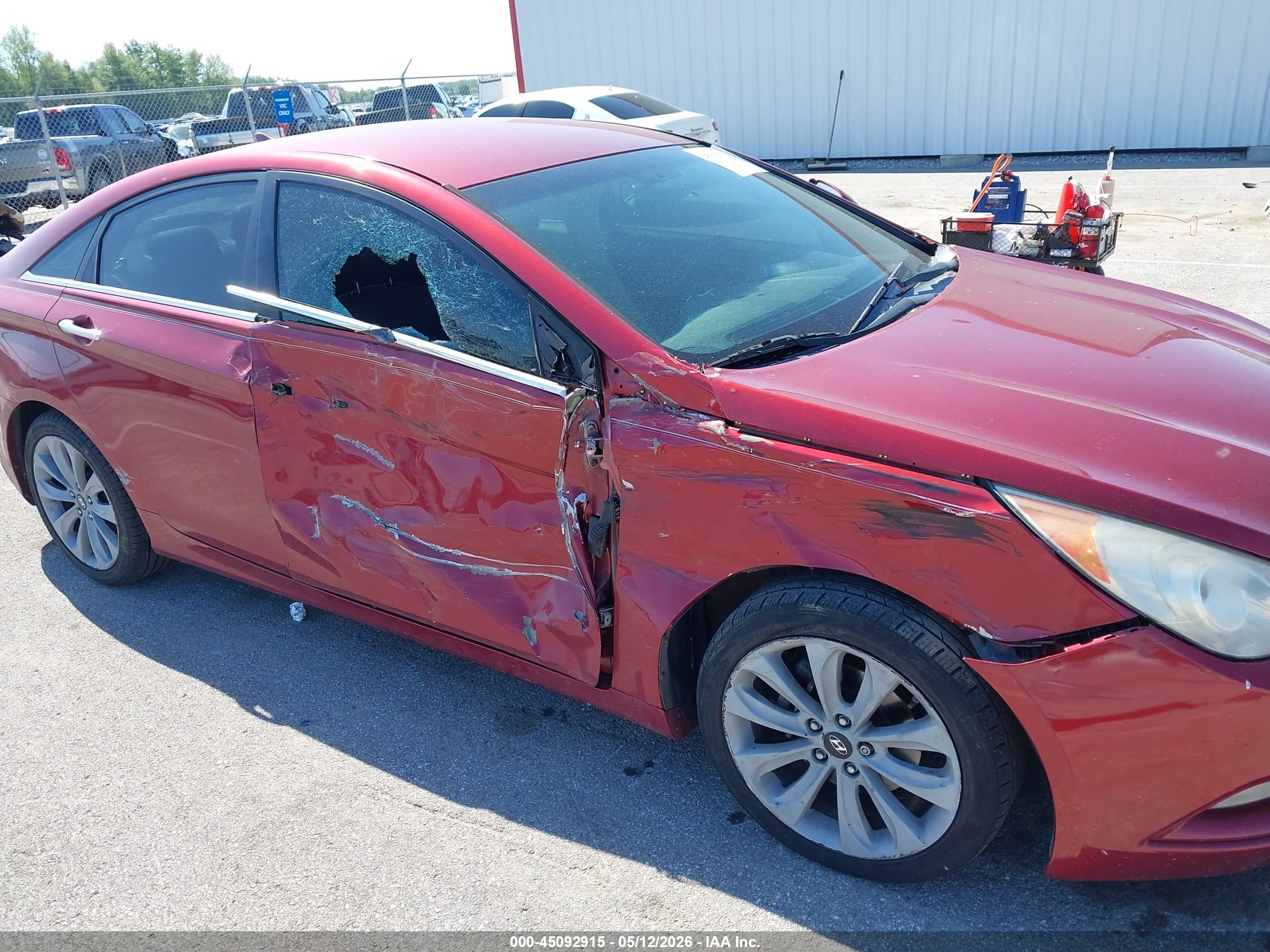 2011 Hyundai Sonata Se Red vin: 5NPEC4AC6BH183083
