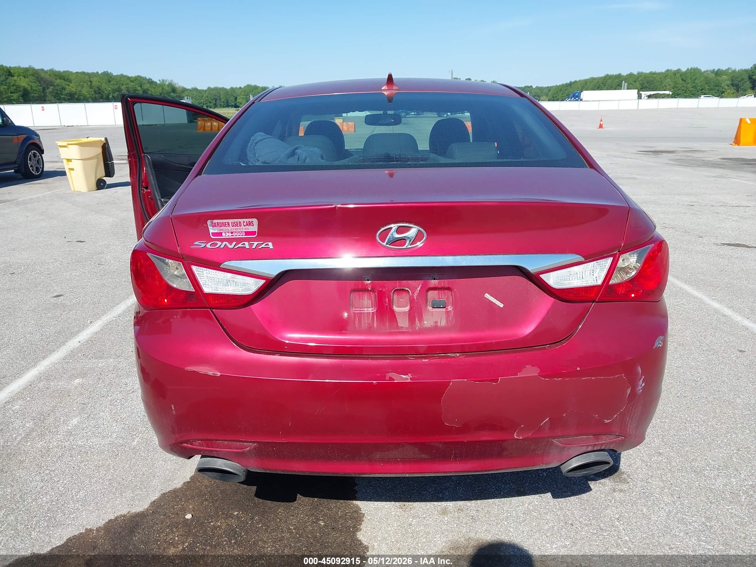 2011 Hyundai Sonata Se Red vin: 5NPEC4AC6BH183083