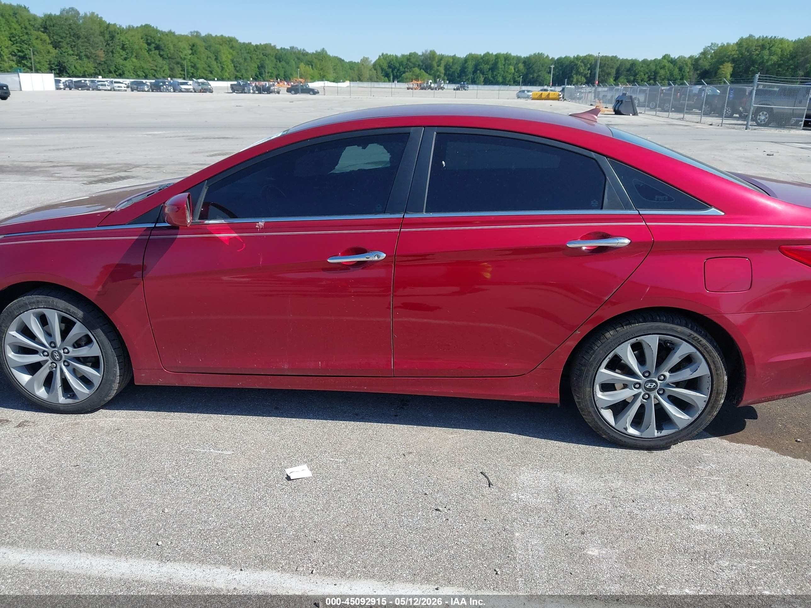 2011 Hyundai Sonata Se Red vin: 5NPEC4AC6BH183083