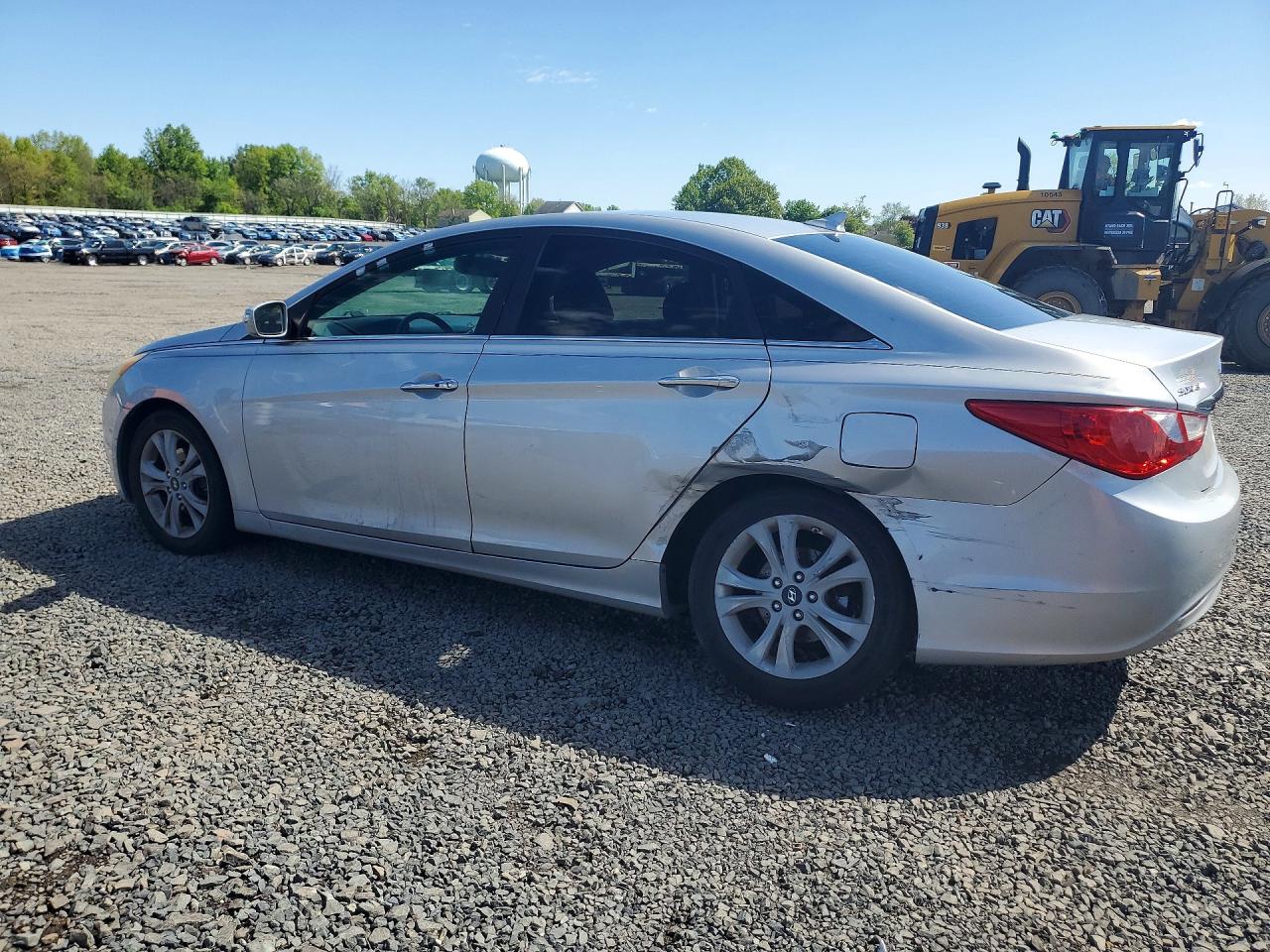 2011 Hyundai Sonata Limited Silver vin: 5NPEC4AC6BH221797