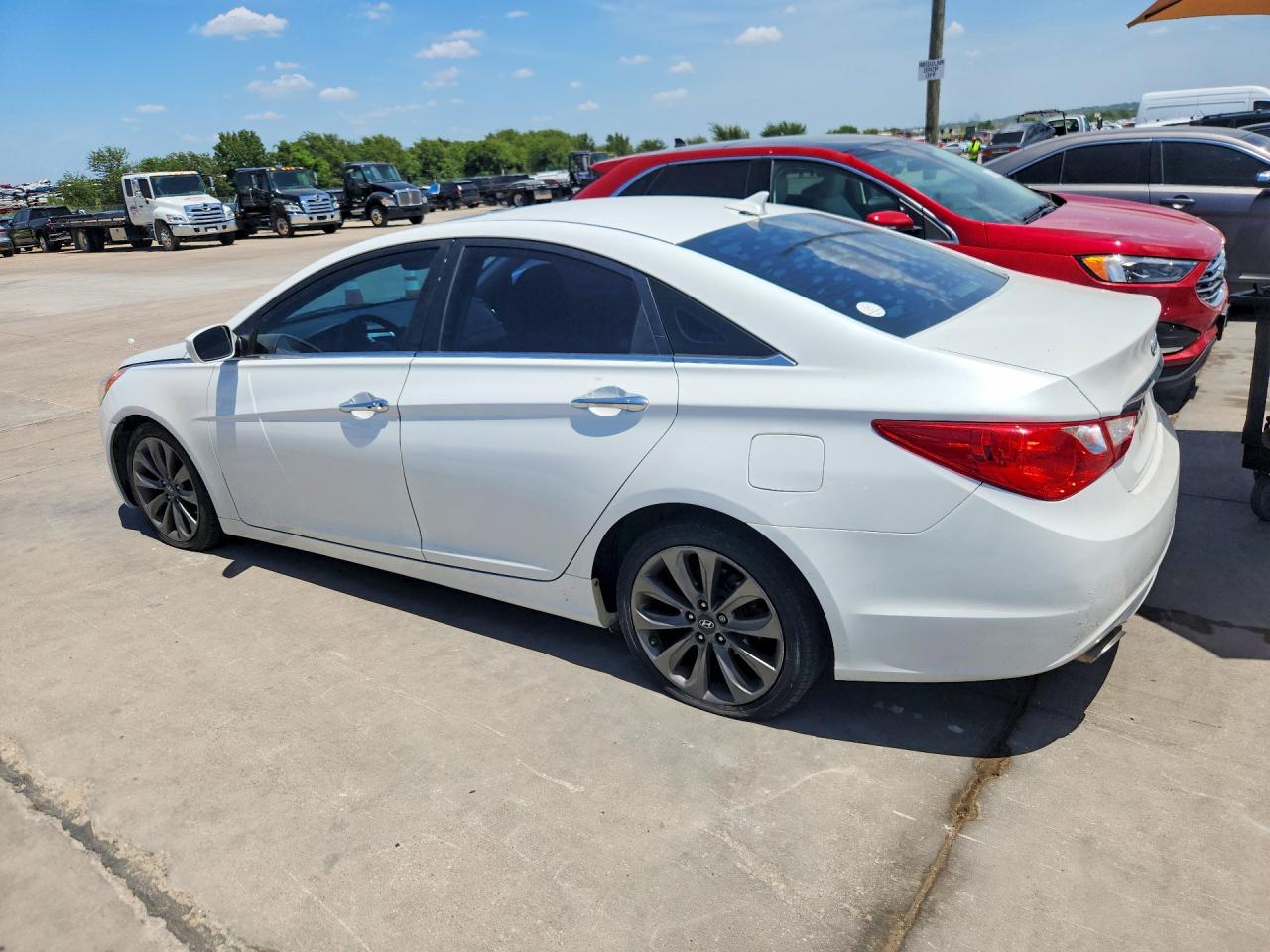 2011 Hyundai Sonata Se White vin: 5NPEC4AC6BH267985