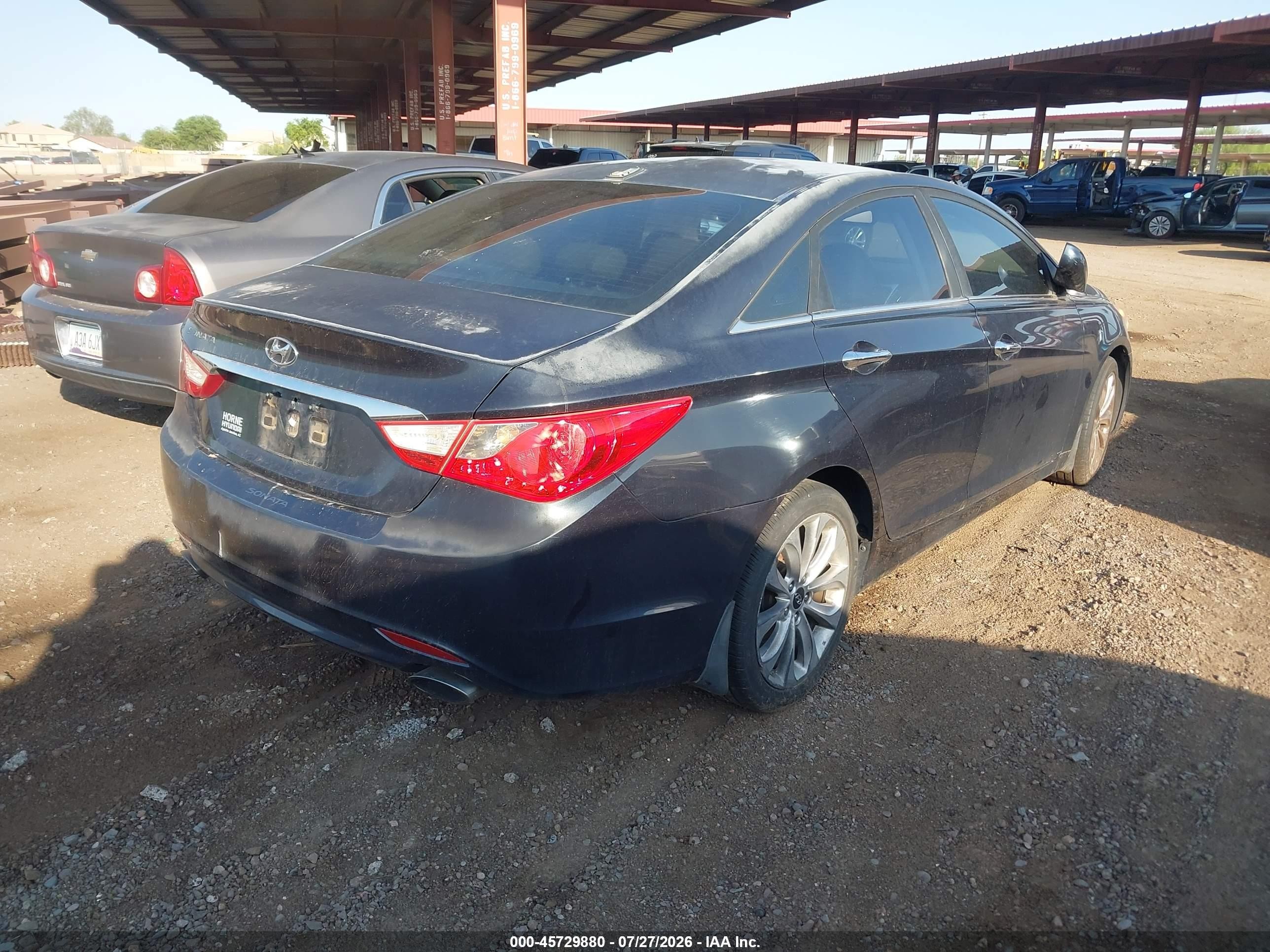 2011 Hyundai Sonata Se Black vin: 5NPEC4AC6BH281045