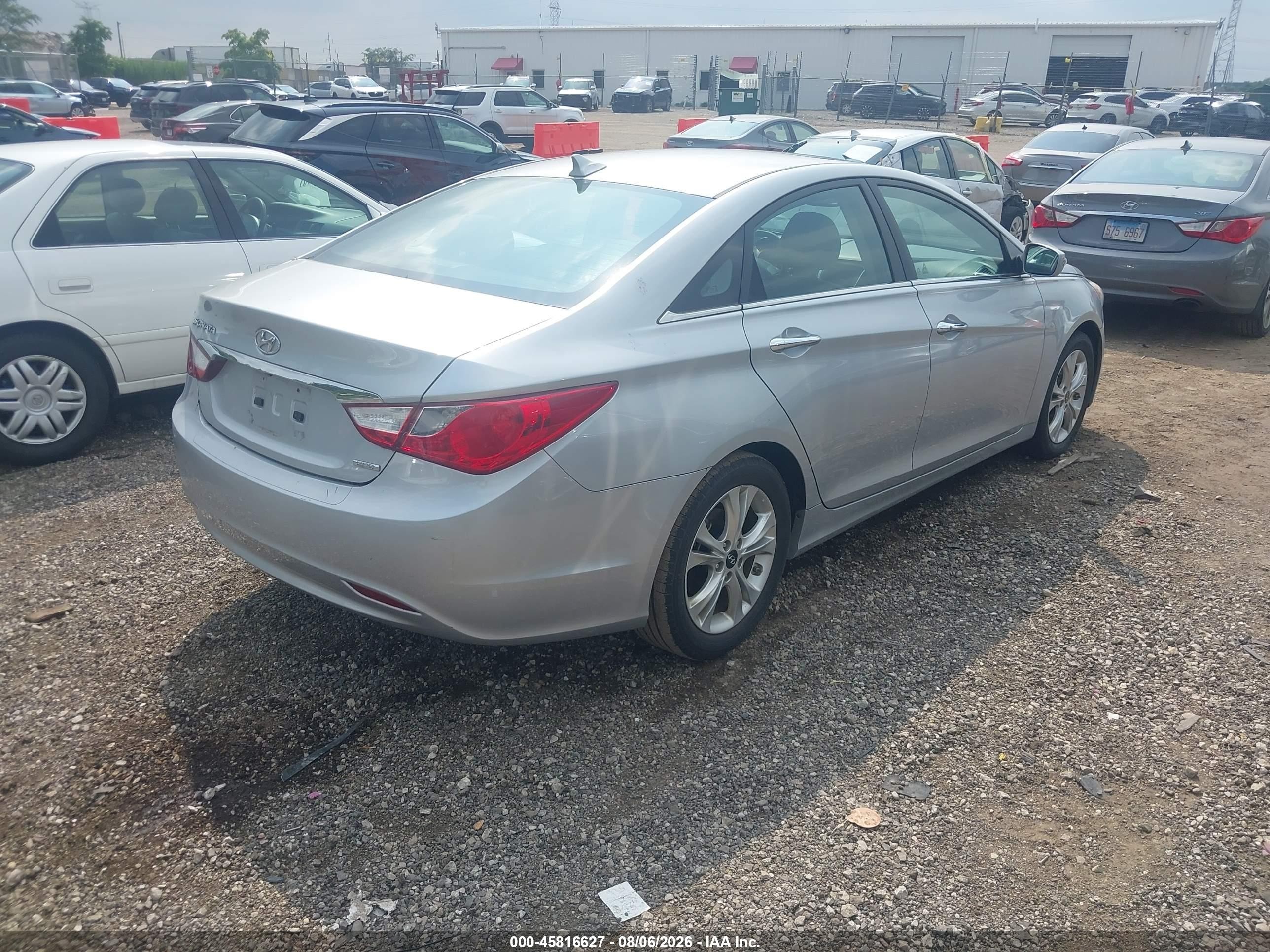 2011 Hyundai Sonata Limited Серебряный vin: 5NPEC4AC6BH289436