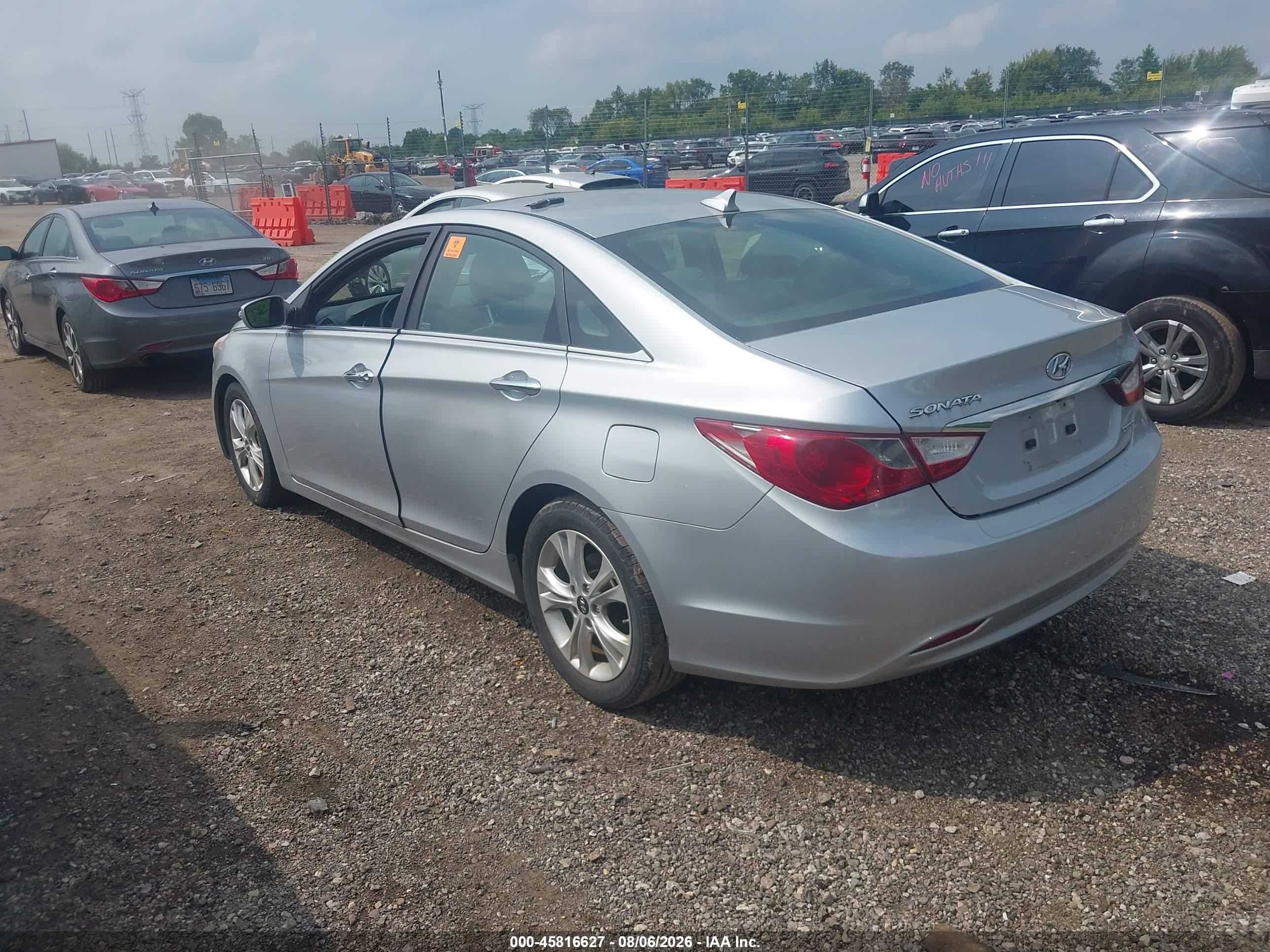 2011 Hyundai Sonata Limited Серебряный vin: 5NPEC4AC6BH289436