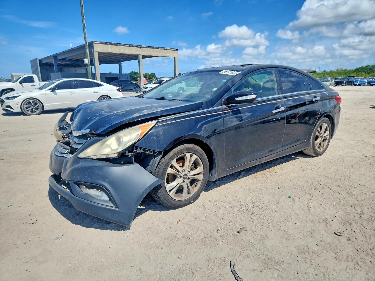 2011 Hyundai Sonata Limited Черный vin: 5NPEC4AC6BH290683