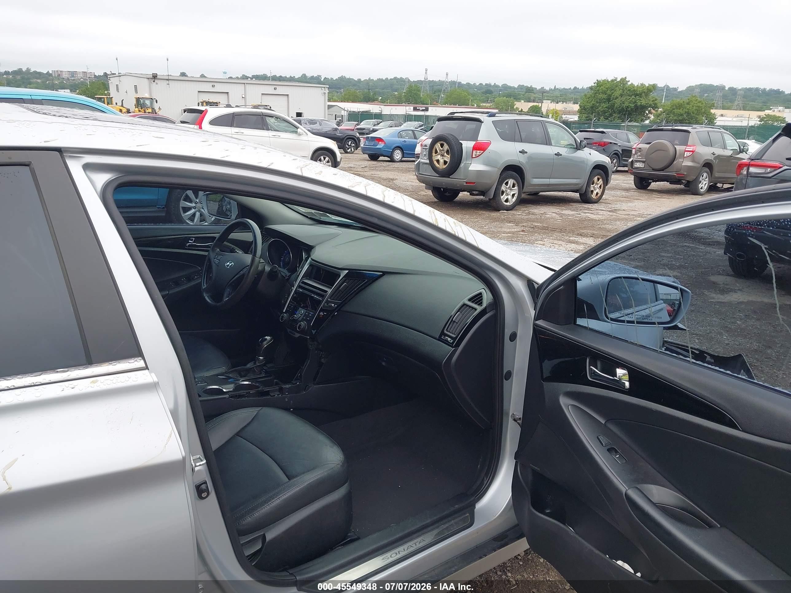 2011 Hyundai Sonata Limited Silver vin: 5NPEC4AC6BH293857