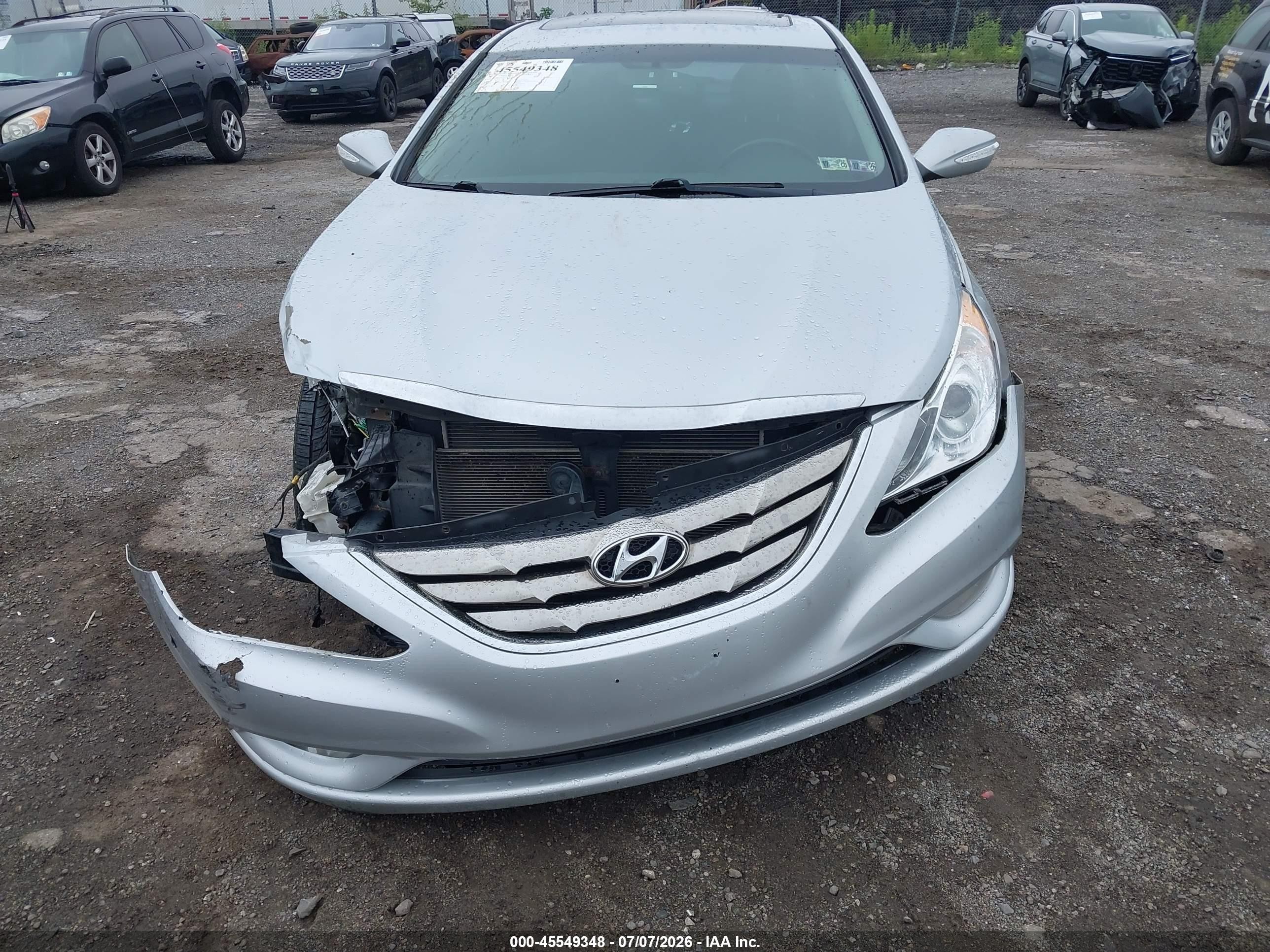 2011 Hyundai Sonata Limited Silver vin: 5NPEC4AC6BH293857