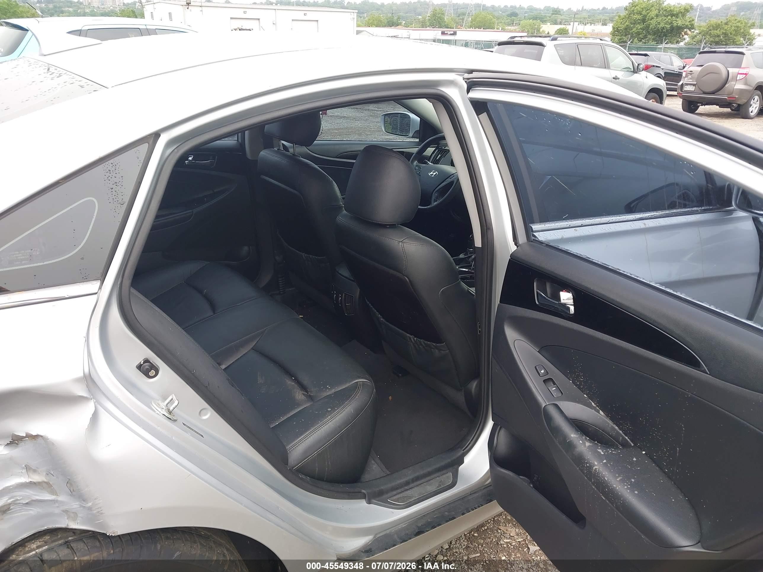 2011 Hyundai Sonata Limited Silver vin: 5NPEC4AC6BH293857
