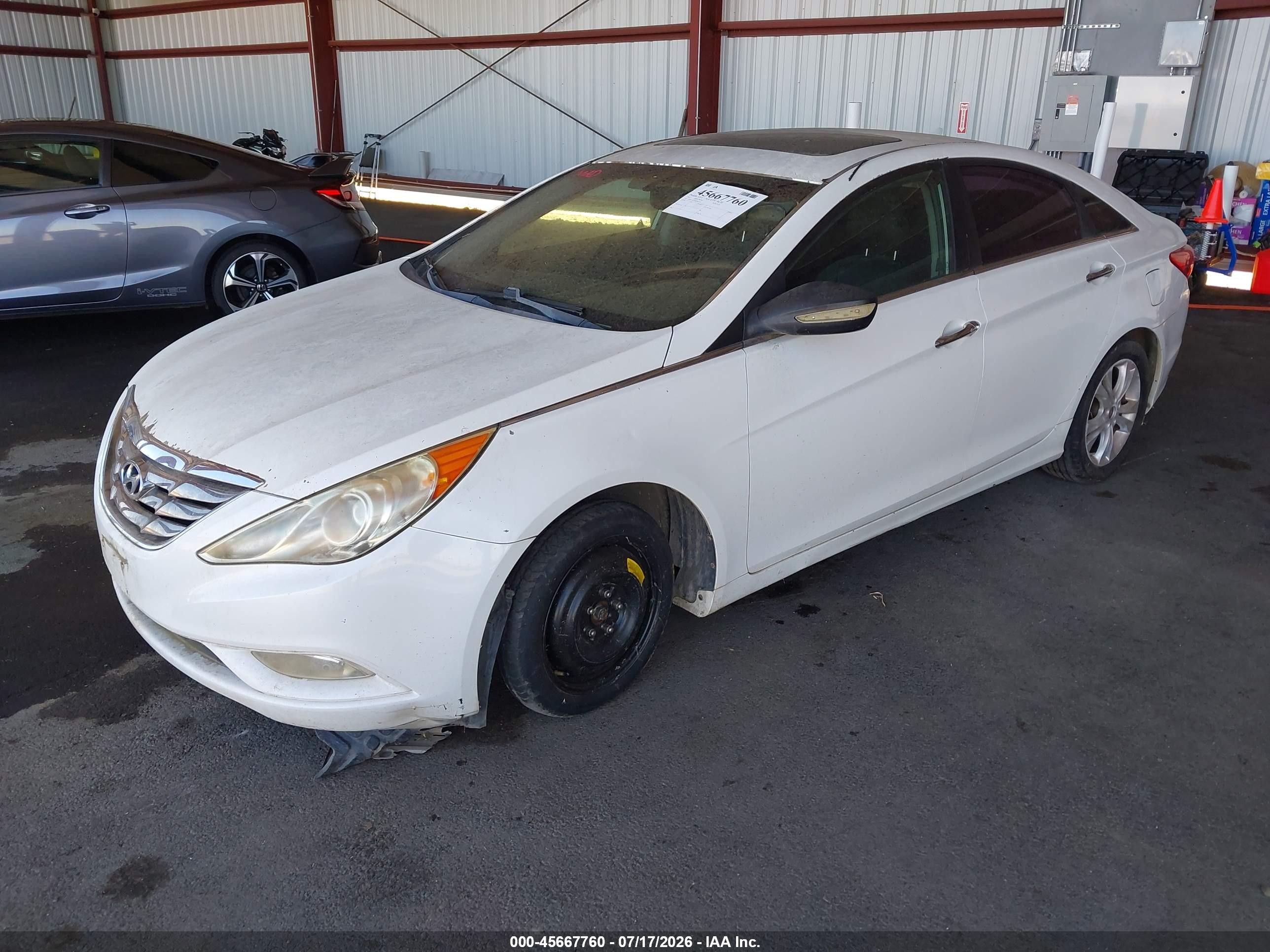 2011 Hyundai Sonata Limited Белый vin: 5NPEC4AC6BH296774