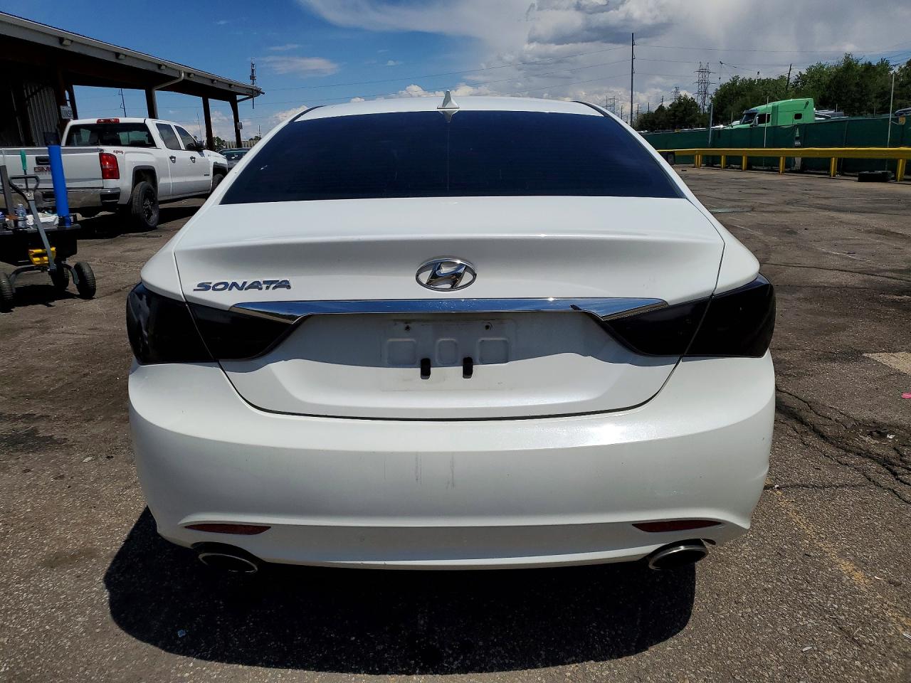 2012 Hyundai Sonata Se White vin: 5NPEC4AC6CH313090