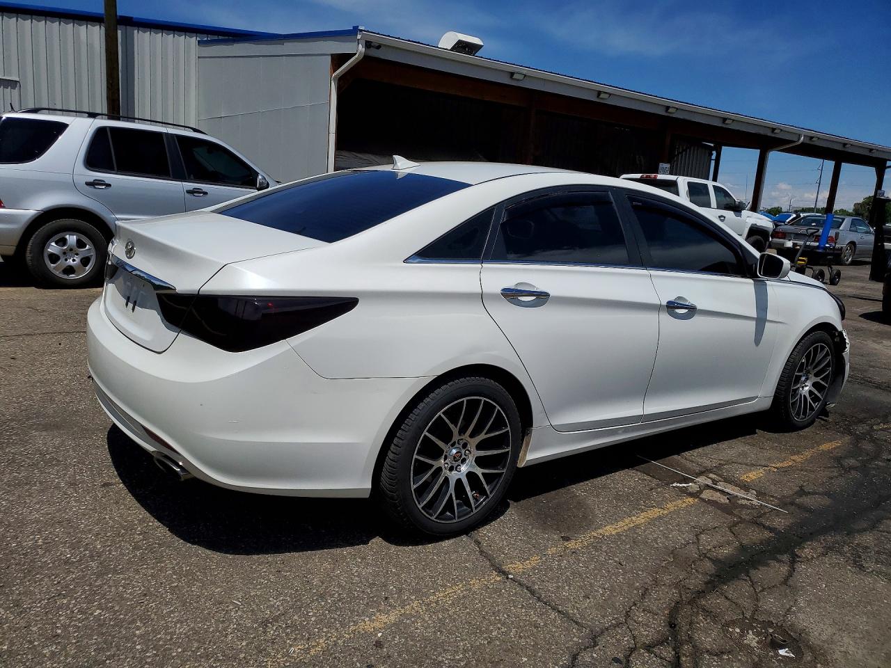 2012 Hyundai Sonata Se White vin: 5NPEC4AC6CH313090
