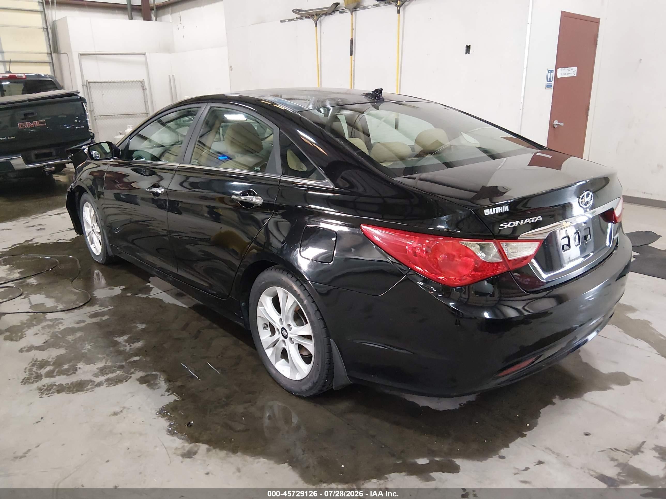 2012 Hyundai Sonata Limited Black vin: 5NPEC4AC6CH331654