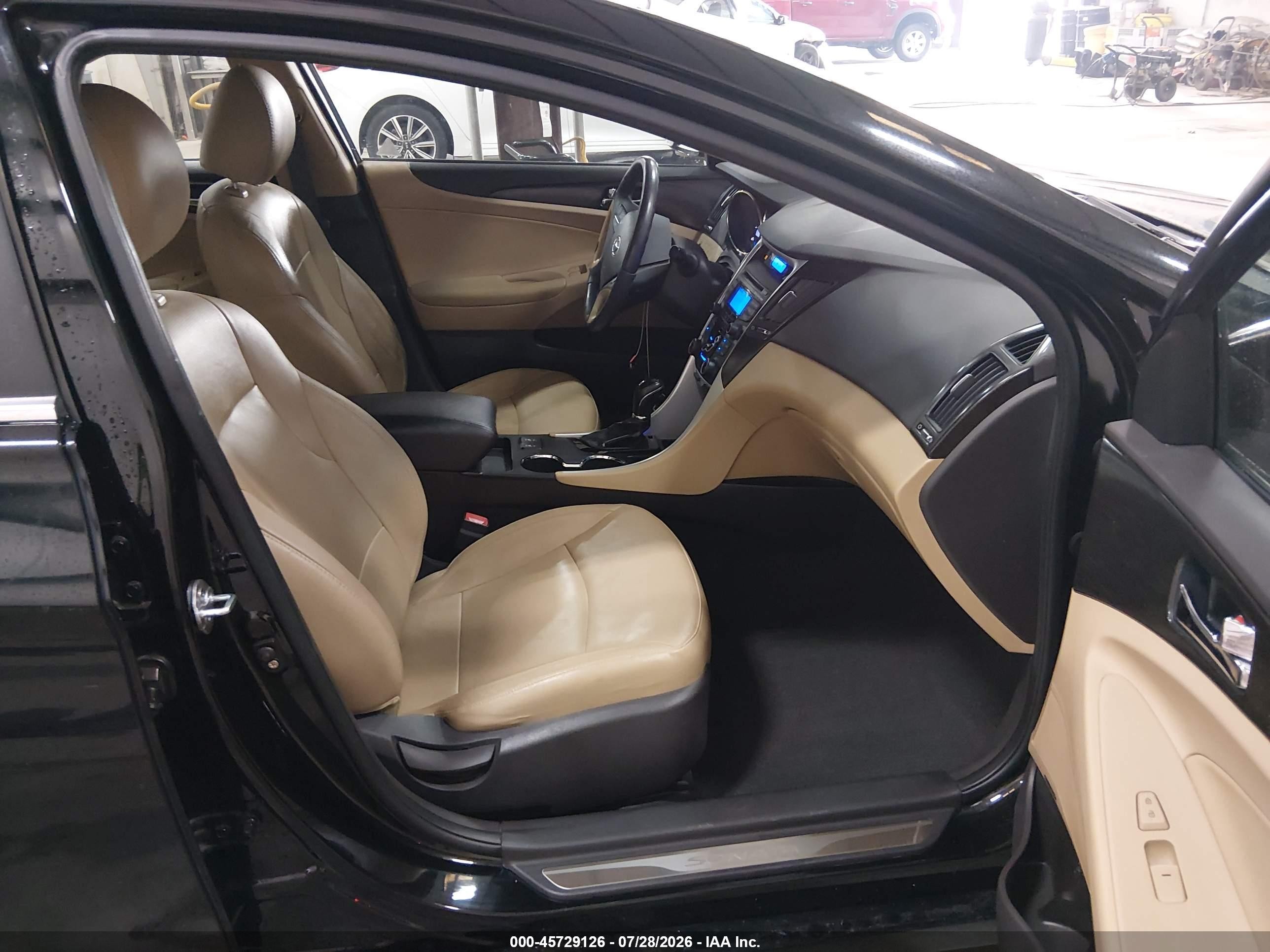 2012 Hyundai Sonata Limited Black vin: 5NPEC4AC6CH331654