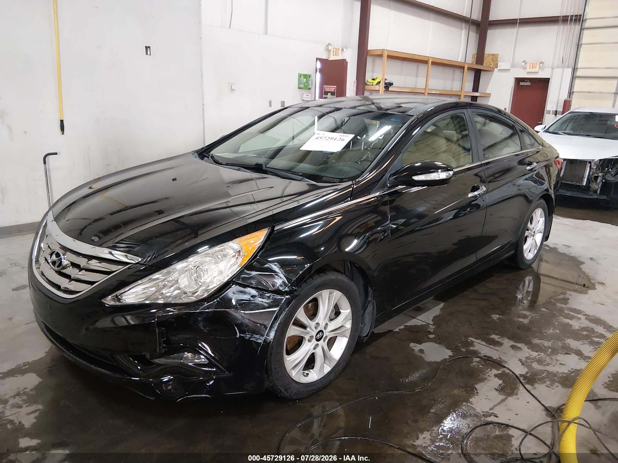 2012 Hyundai Sonata Limited Black vin: 5NPEC4AC6CH331654