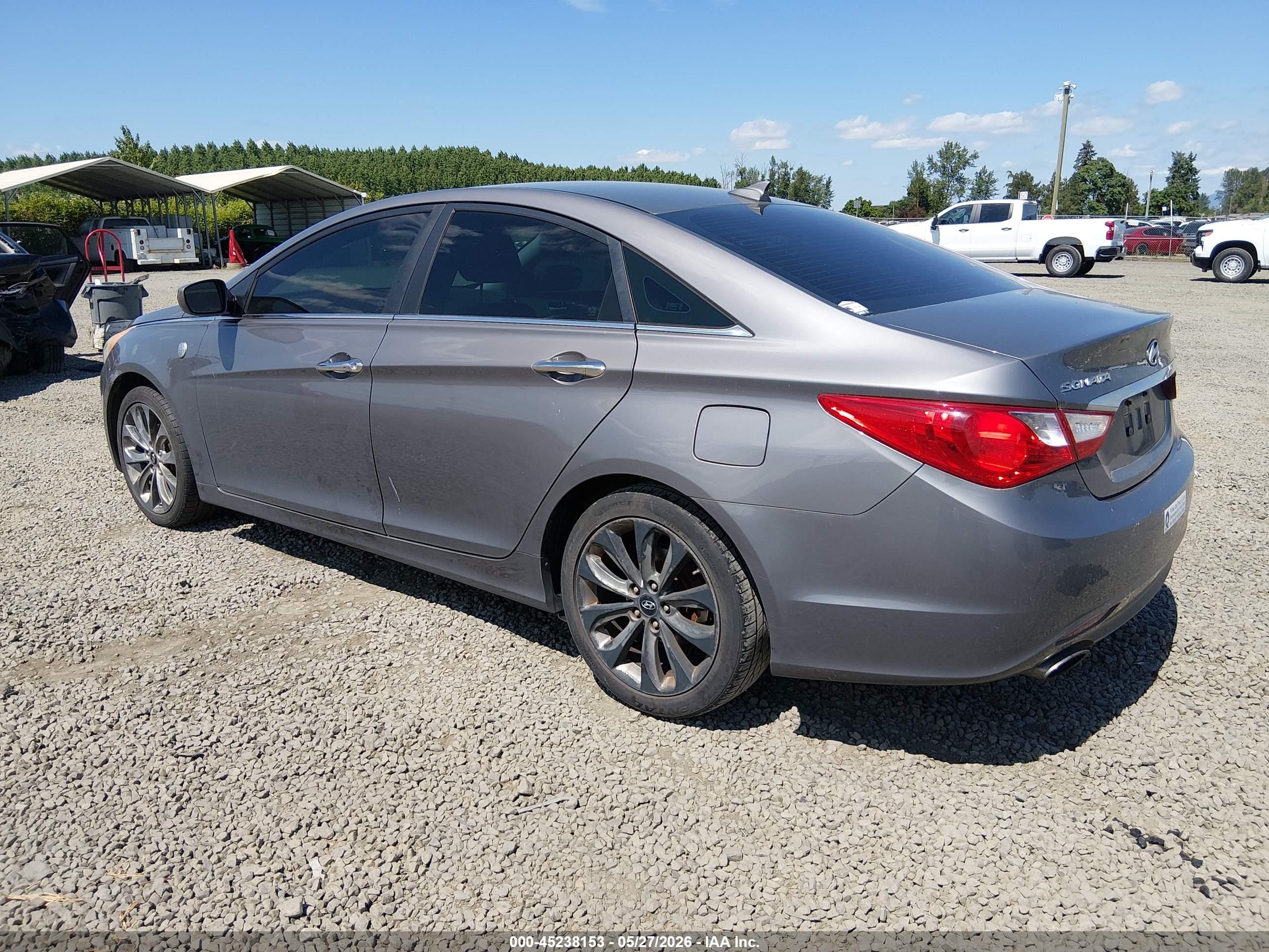 2012 Hyundai Sonata Se Серый vin: 5NPEC4AC6CH342539