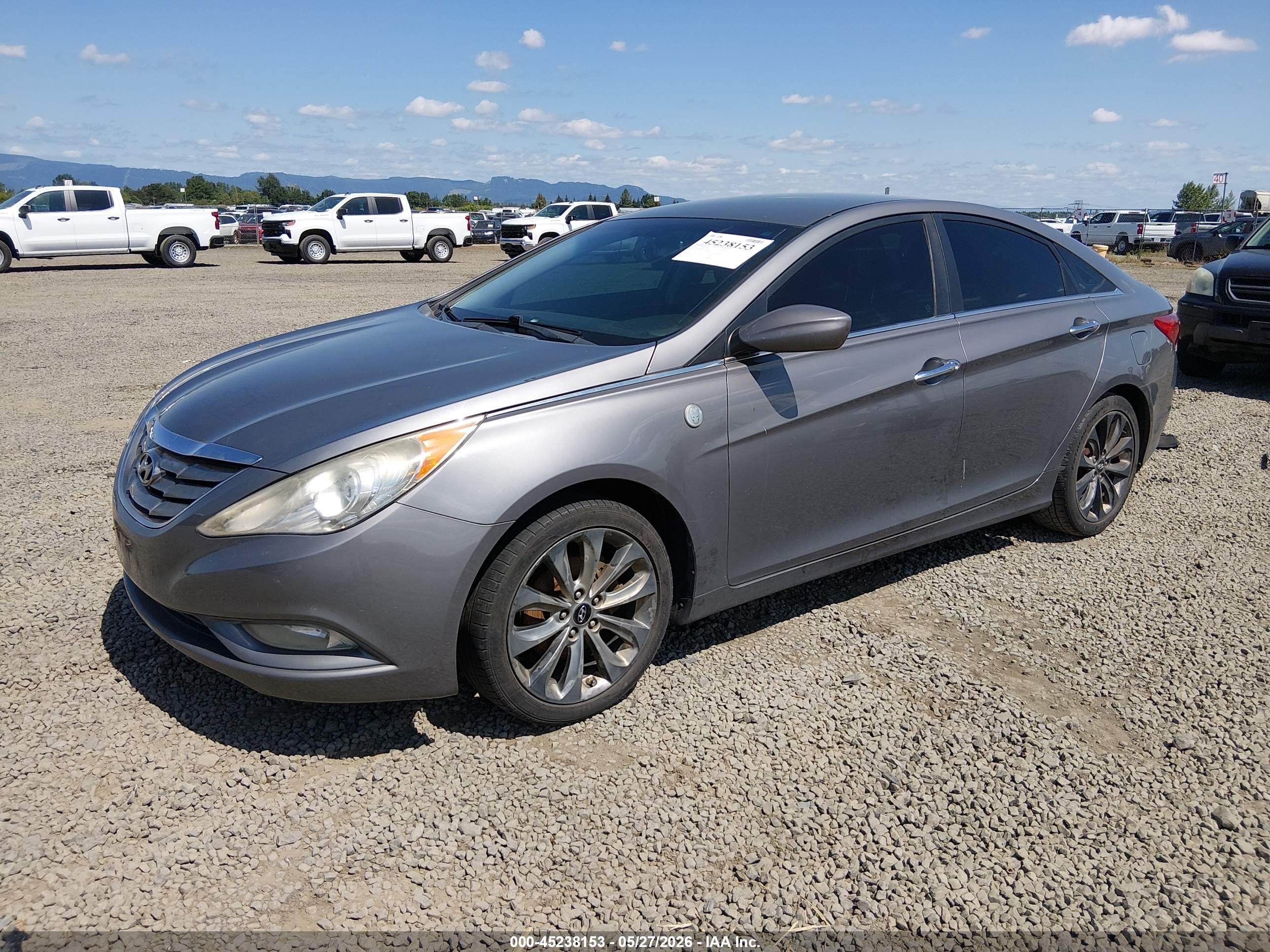 2012 Hyundai Sonata Se Серый vin: 5NPEC4AC6CH342539