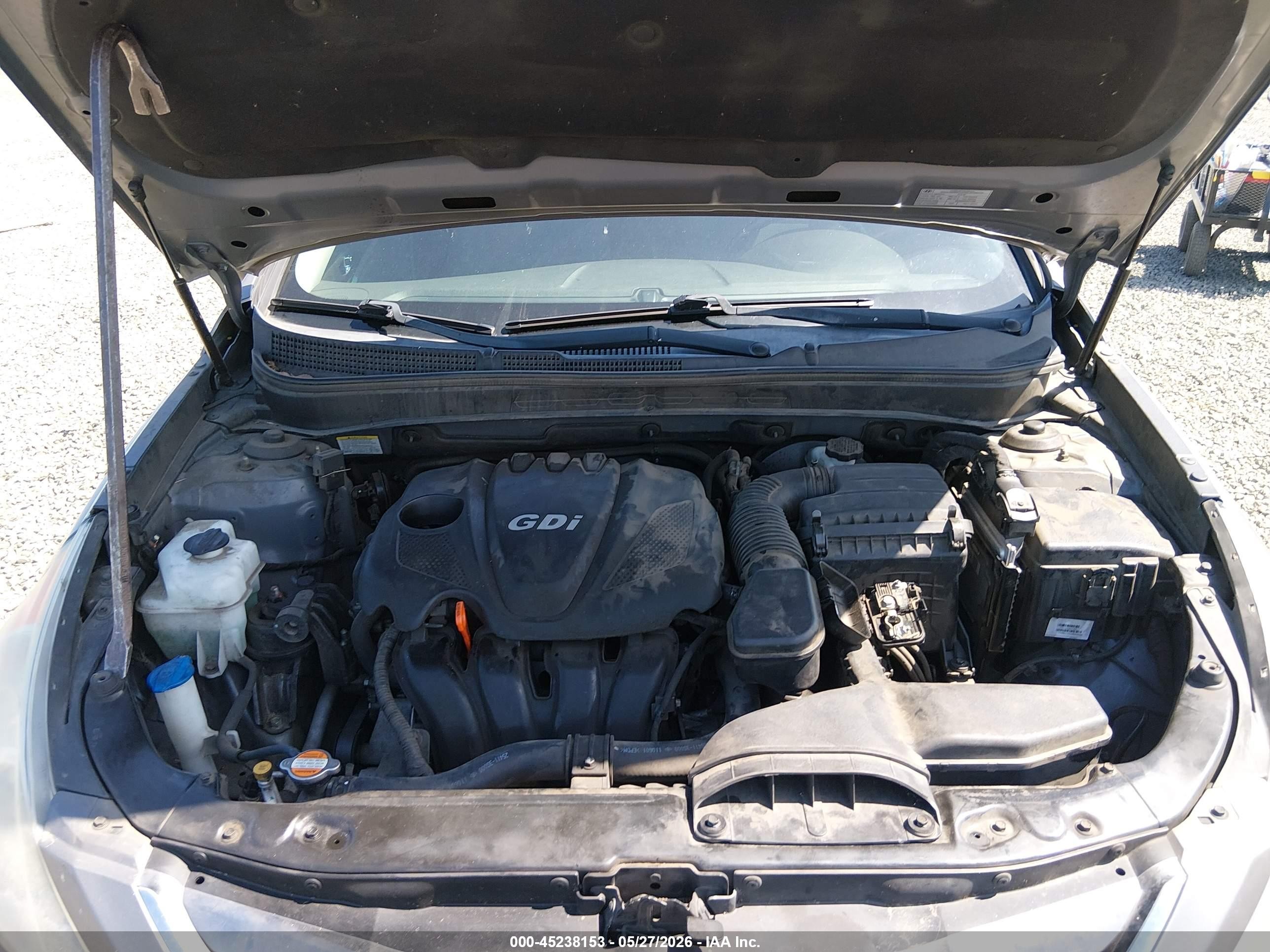 2012 Hyundai Sonata Se Серый vin: 5NPEC4AC6CH342539