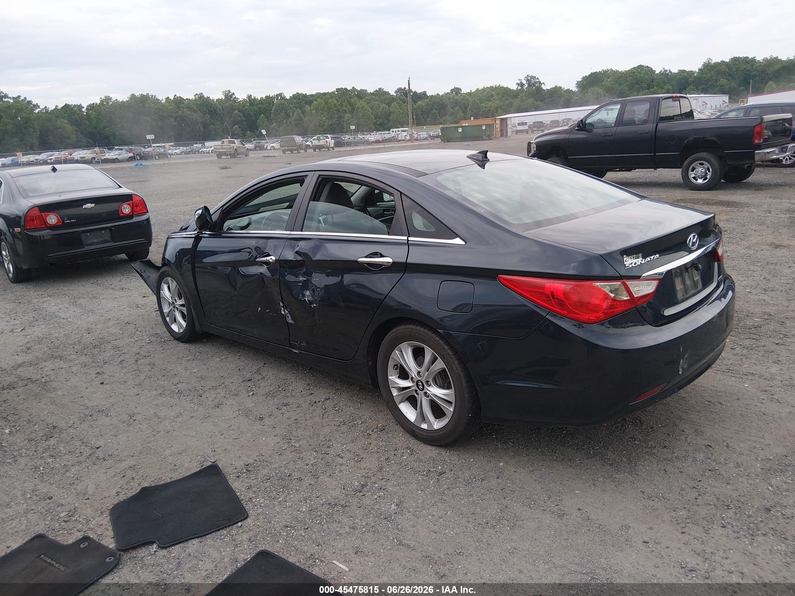 2012 Hyundai Sonata Limited Blue vin: 5NPEC4AC6CH342704