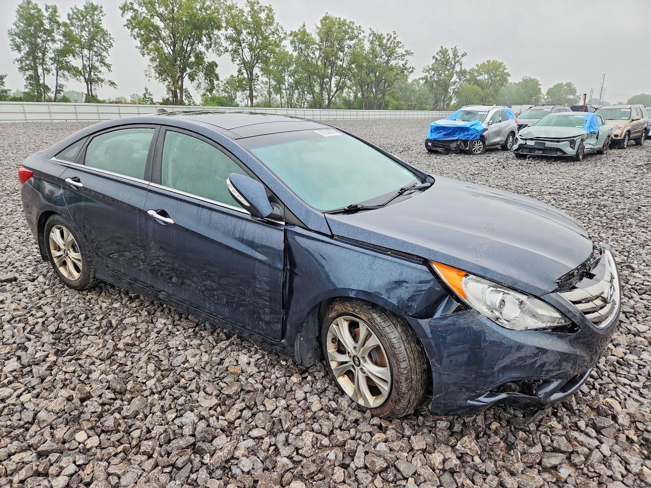 2012 Hyundai Sonata Limited Blue vin: 5NPEC4AC6CH383625