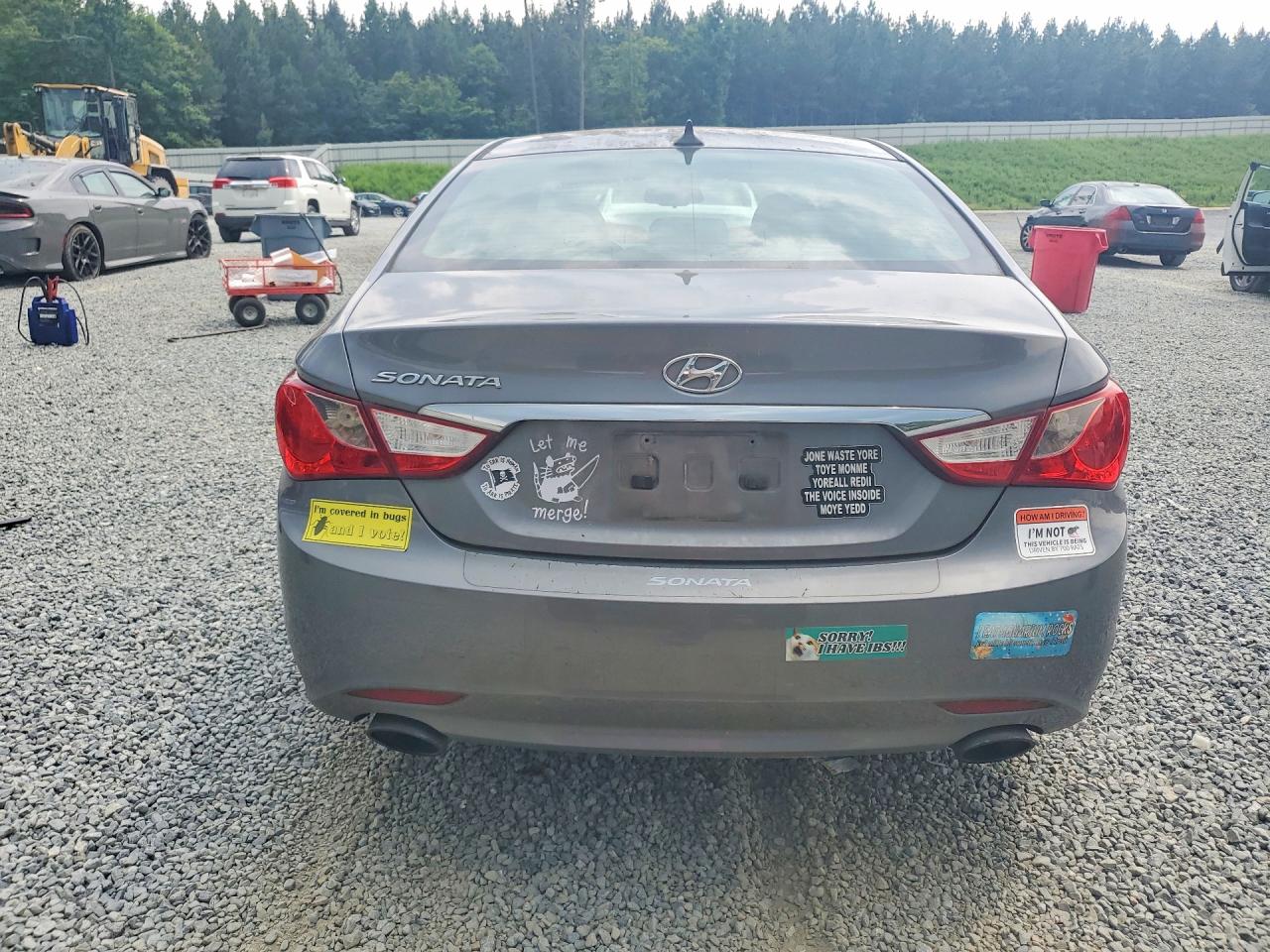 2012 Hyundai Sonata Se Gray vin: 5NPEC4AC6CH431625