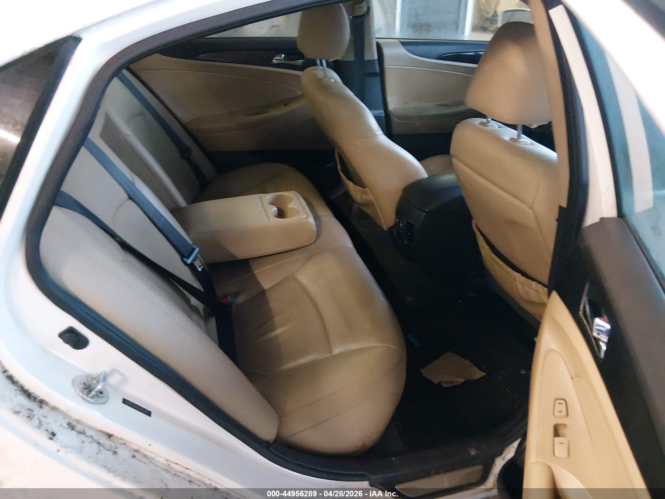 2012 Hyundai Sonata Limited Белый vin: 5NPEC4AC6CH432385