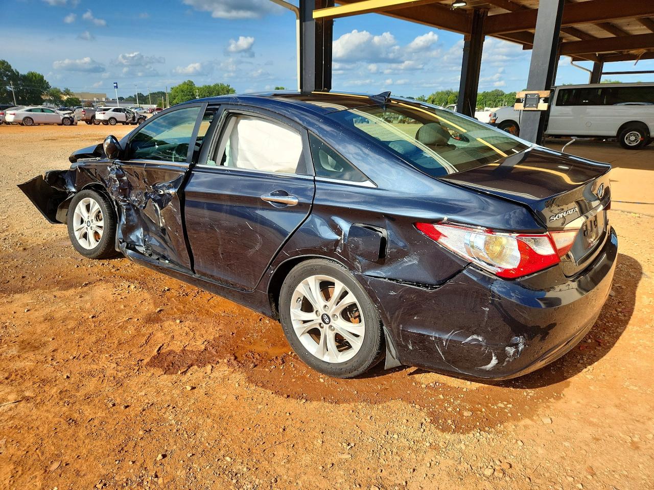 2012 Hyundai Sonata Limited Blue vin: 5NPEC4AC6CH459098