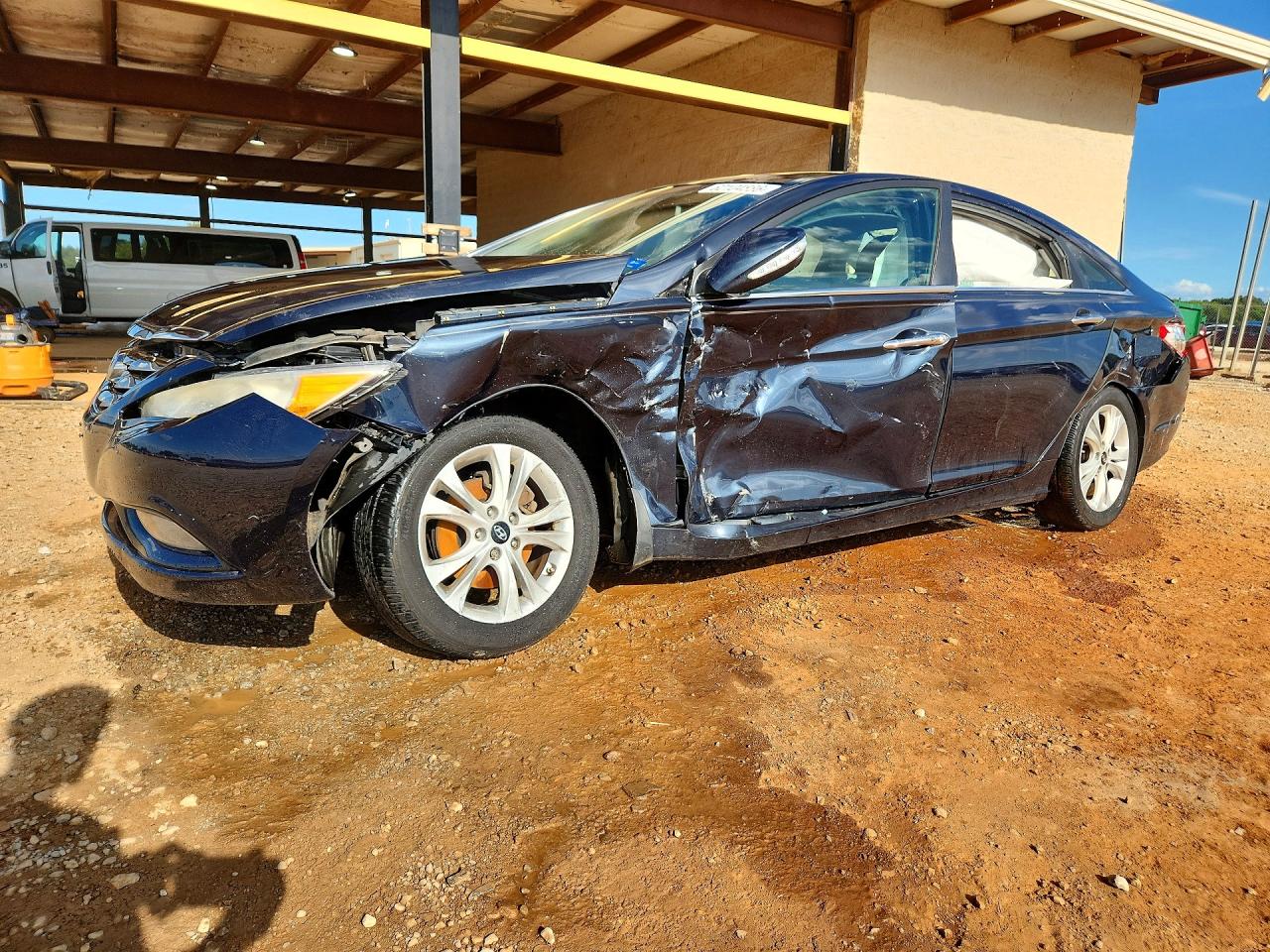2012 Hyundai Sonata Limited Blue vin: 5NPEC4AC6CH459098