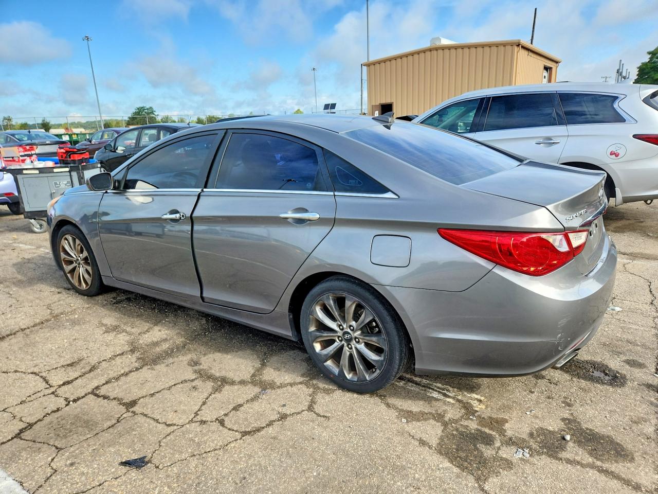2012 Hyundai Sonata Se Серый vin: 5NPEC4AC6CH480582