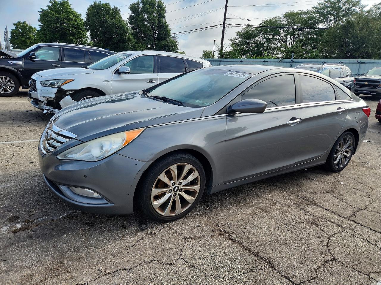 2012 Hyundai Sonata Se Серый vin: 5NPEC4AC6CH480582