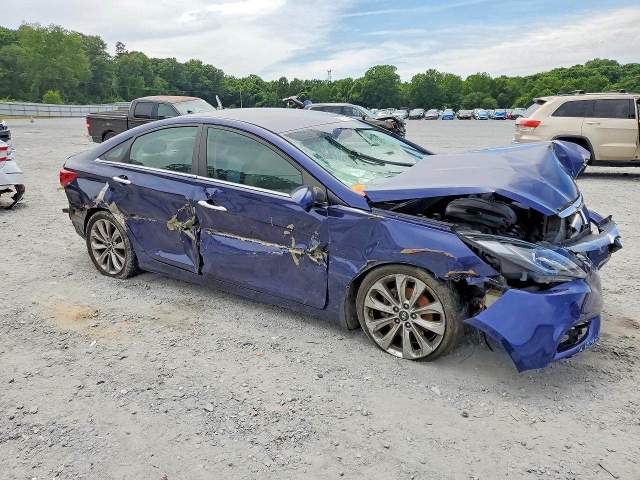 2012 Hyundai Sonata Se Blue vin: 5NPEC4AC6CH501155