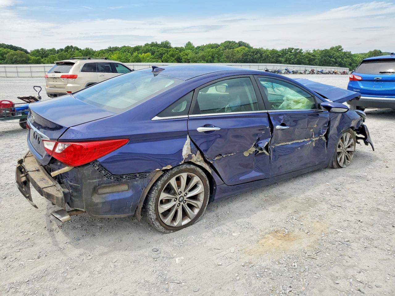 2012 Hyundai Sonata Se Blue vin: 5NPEC4AC6CH501155