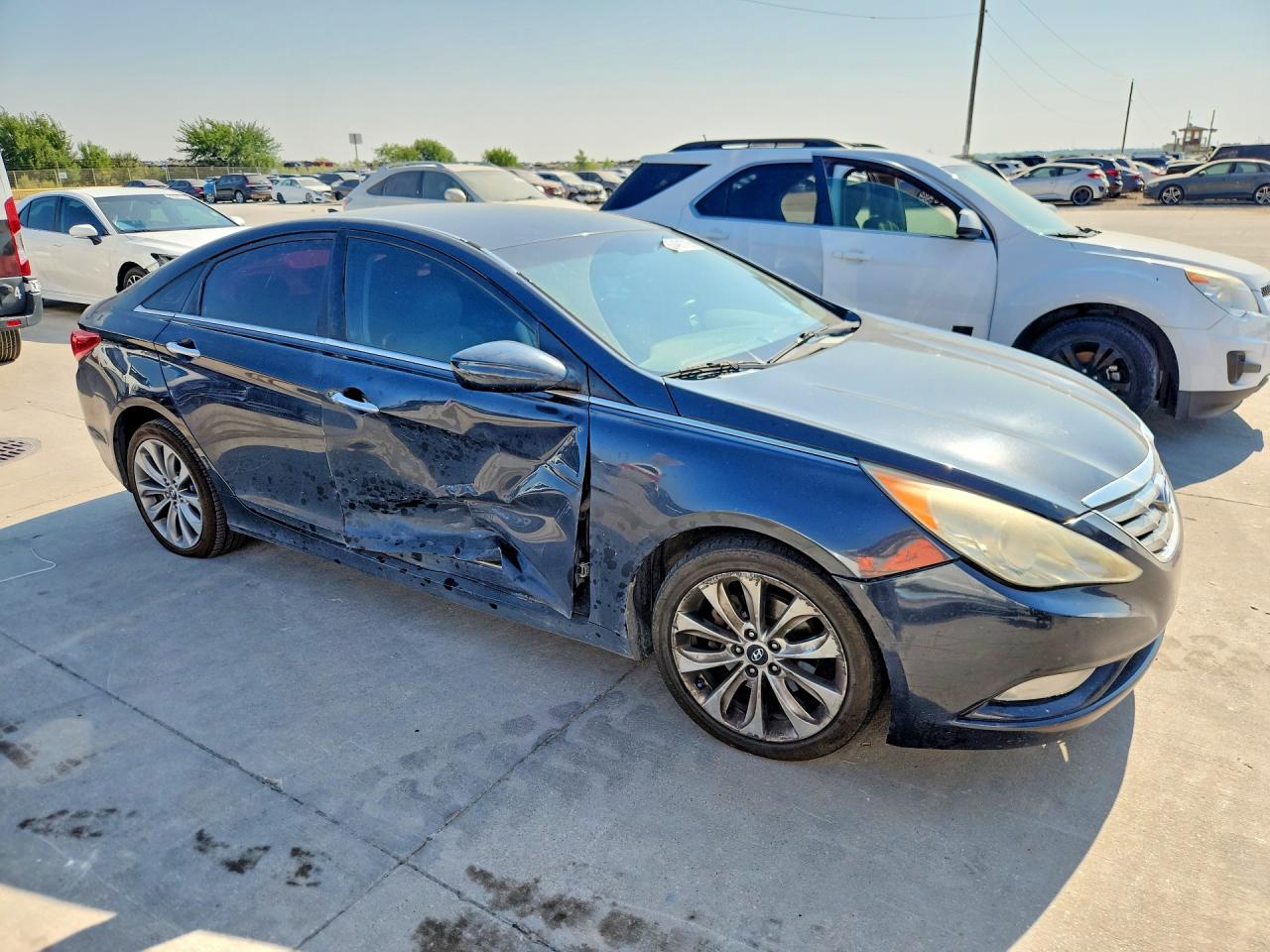 2013 Hyundai Sonata Se Синий vin: 5NPEC4AC6DH505725