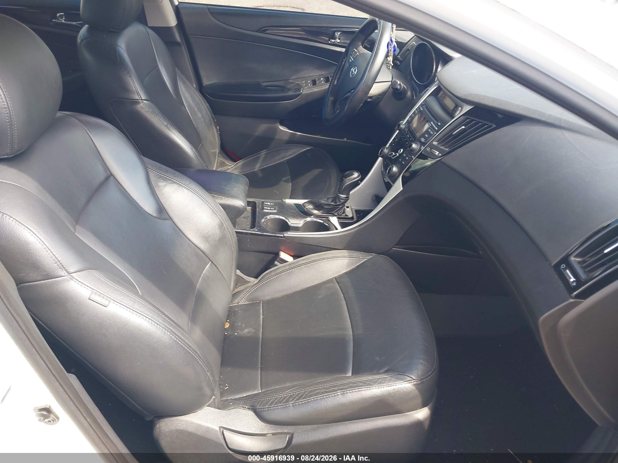 2013 Hyundai Sonata Limited White vin: 5NPEC4AC6DH517762