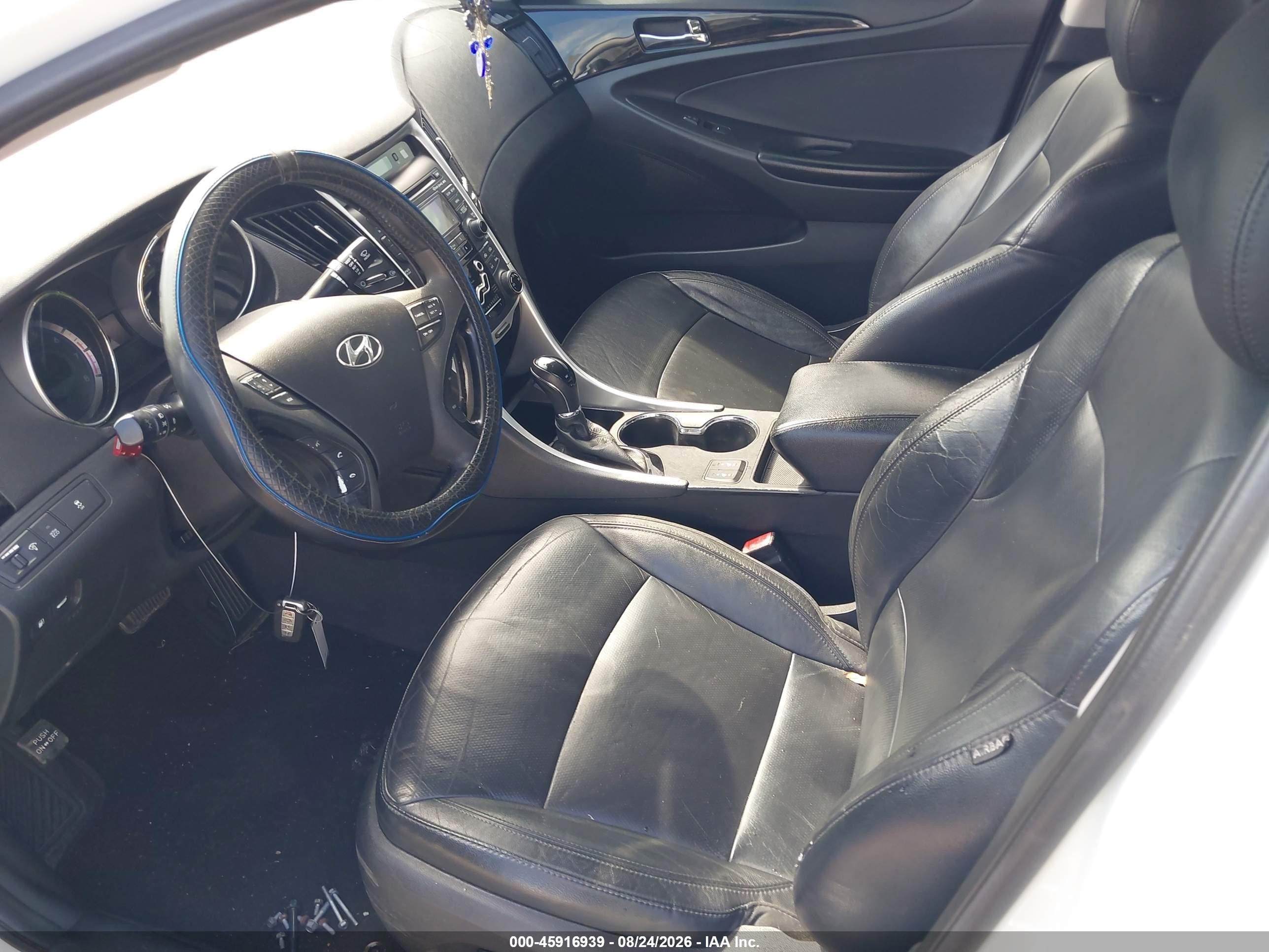 2013 Hyundai Sonata Limited White vin: 5NPEC4AC6DH517762